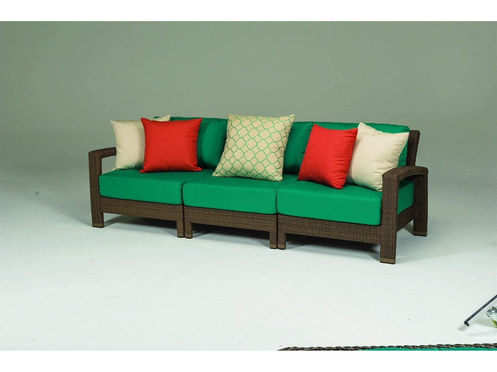 Tropitone Evo Woven Deep Seating Sectional Lounge Set