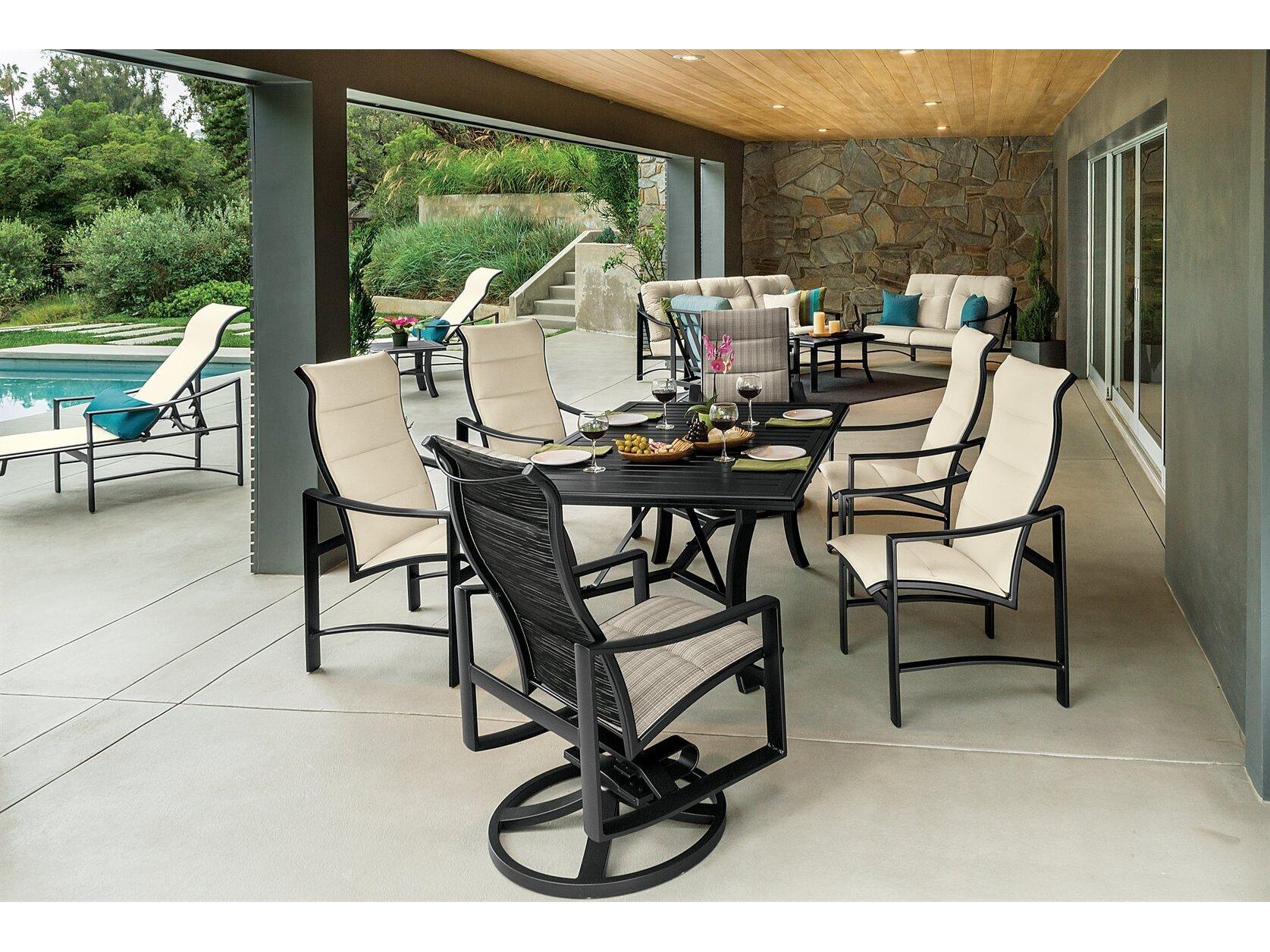 Tropitone Kenzo Padded Sling Dining Set