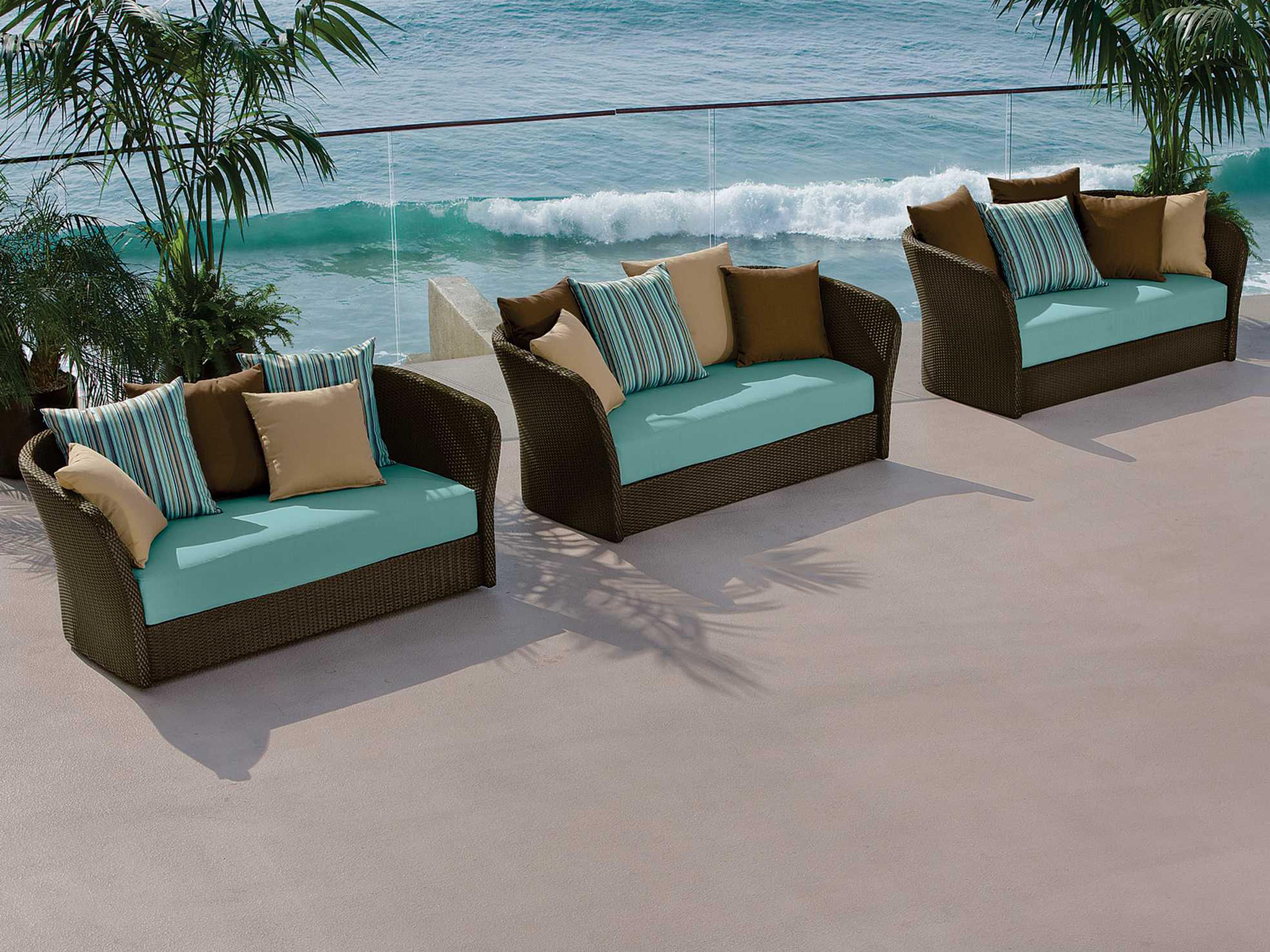 Tropitone Evo Woven Wicker Outdoor Lounge Set