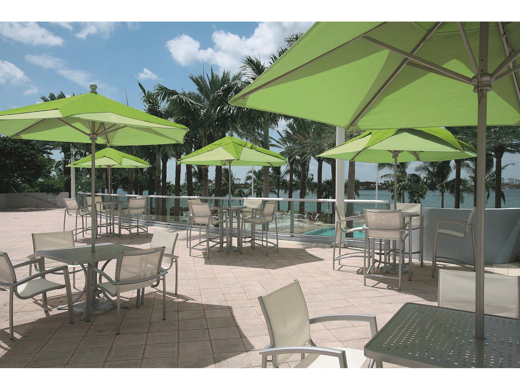 Tropitone South Beach Relaxed Sling Aluminum Dining Set