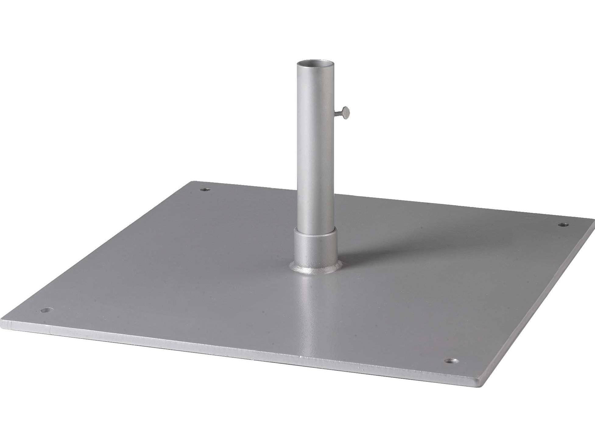 Tropitone 24' Foot 82lb Square Steel Plate 15' Foot Sleeve 1.5' Foot Pole Base