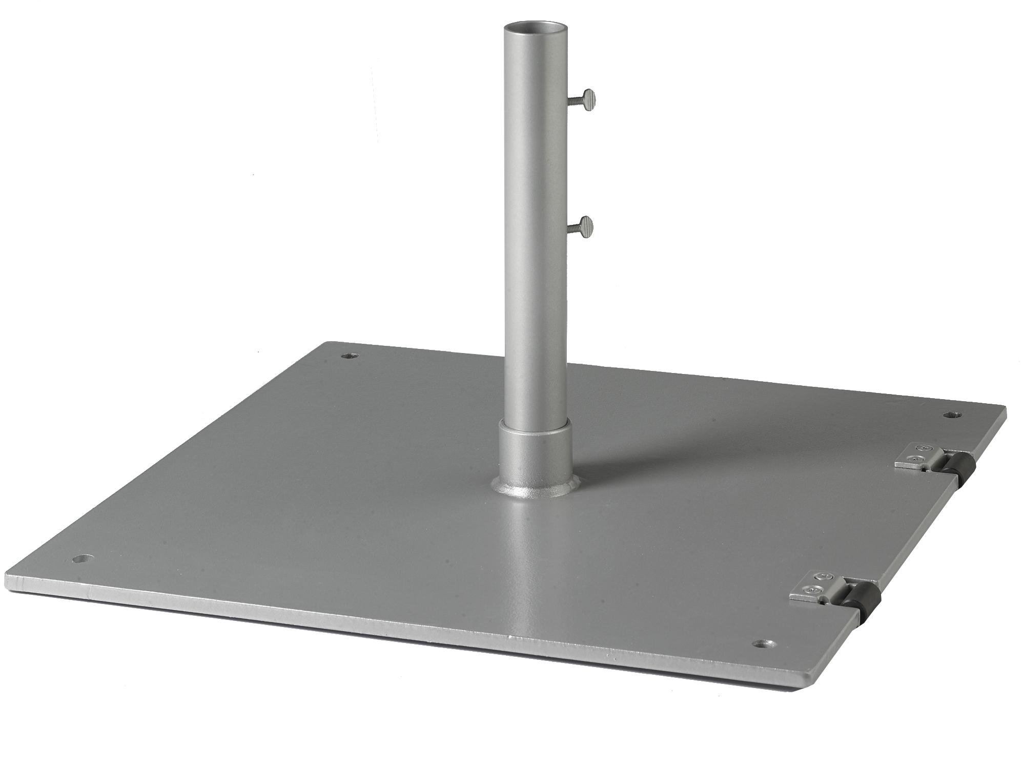 Tropitone 24' Foot 82lb Square Steel Plate Wheels 15' Foot Sleeve 1.5' Foot Pole Base