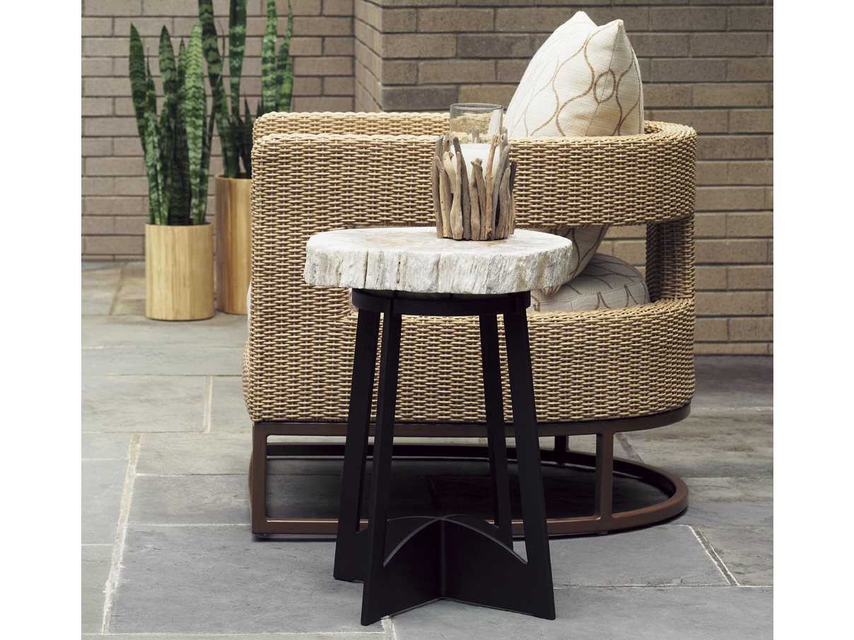 Tommy Bahama Outdoor Alfresco Living Aluminum Round End Table