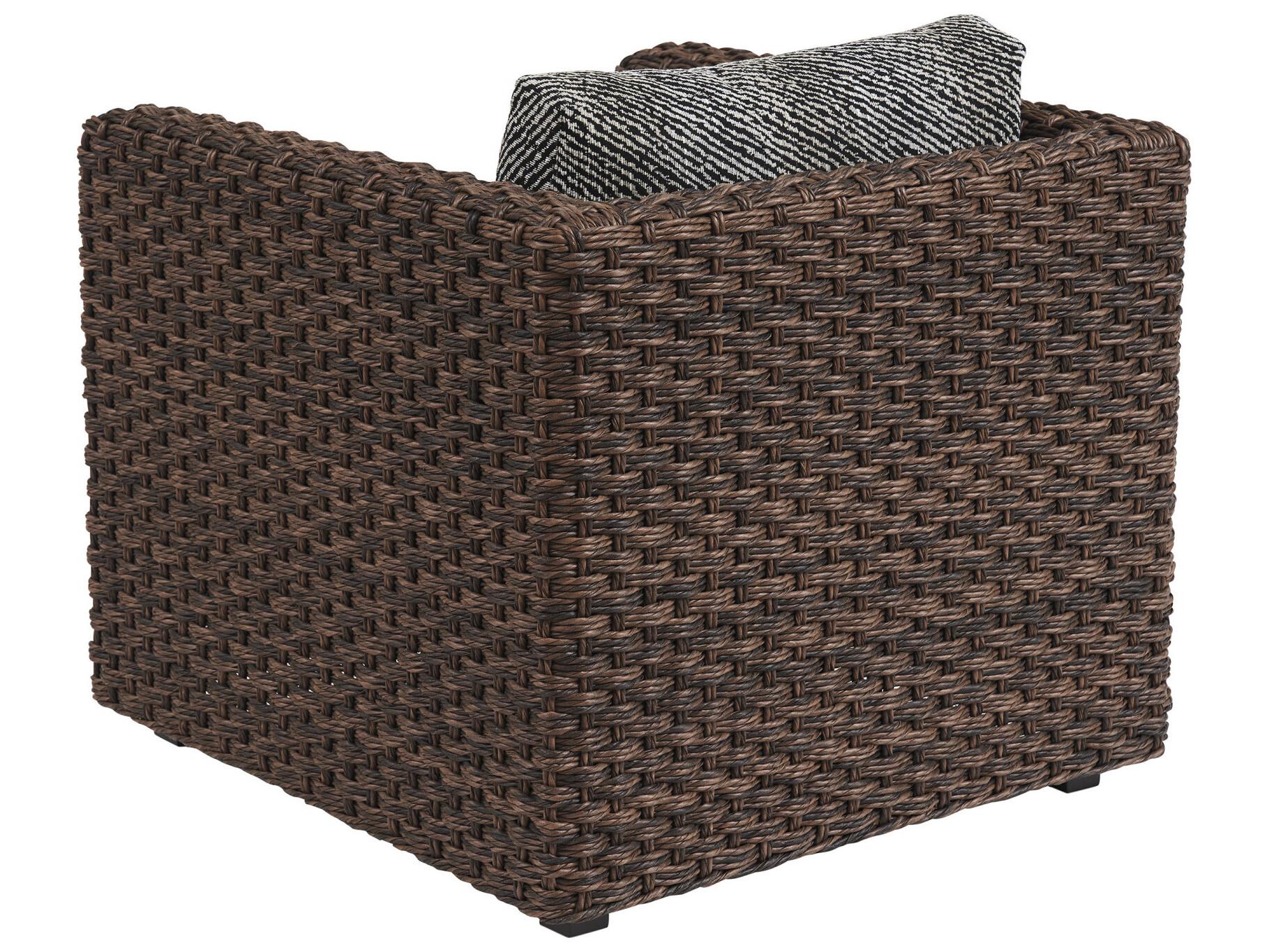 Tommy Bahama Outdoor Kilimanjaro Wicker Rich Tobacco Lounge Chair