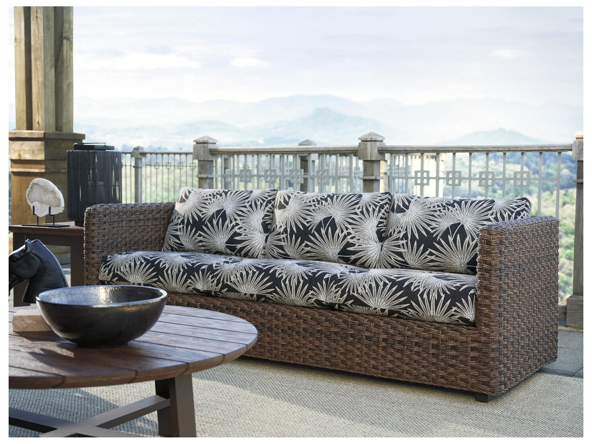 Tommy Bahama Outdoor Kilimanjaro Wicker Rico Sofa
