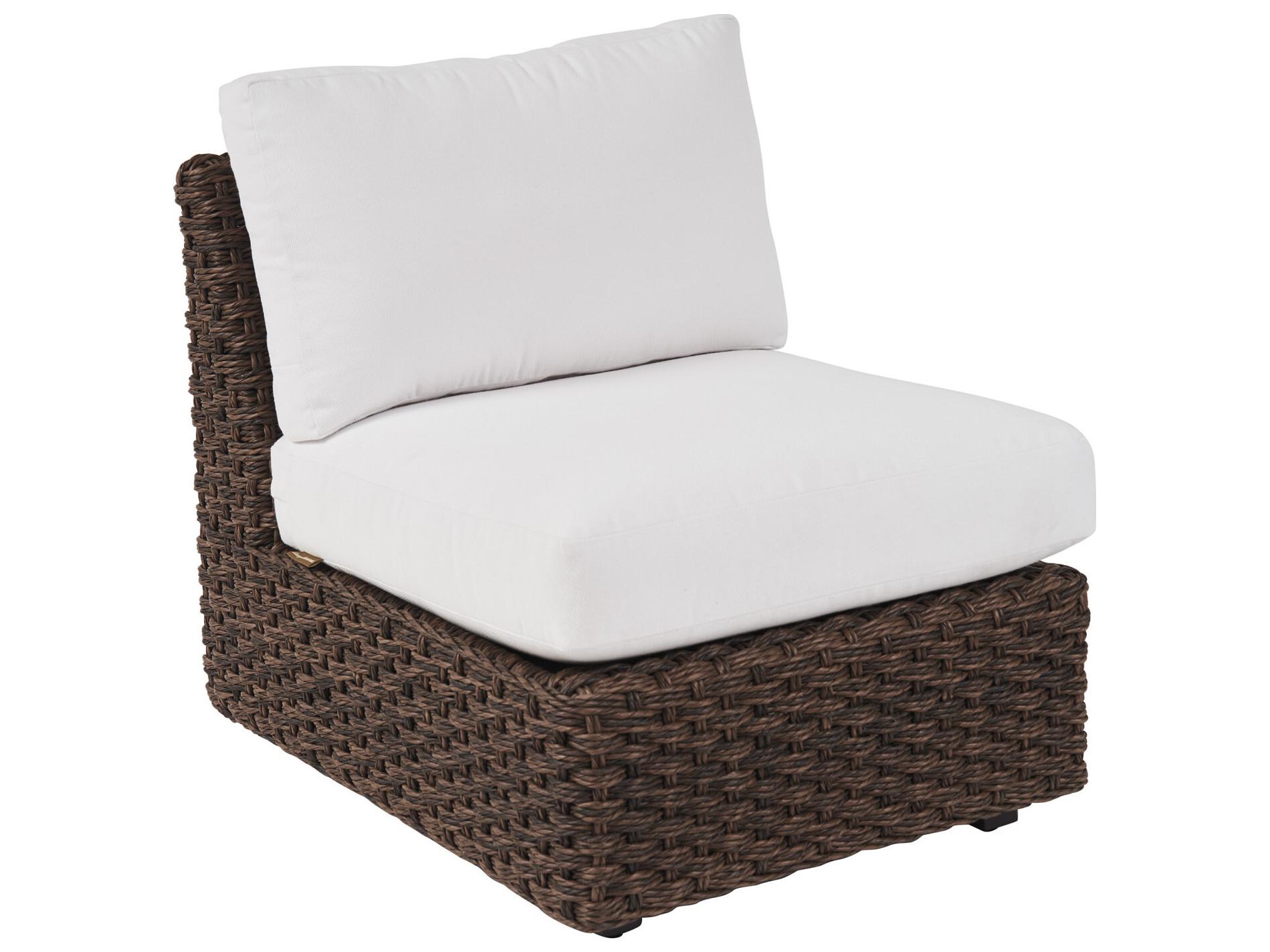 Tommy Bahama Outdoor Kilimanjaro Wicker Rich Tobacco Modular Lounge Chair