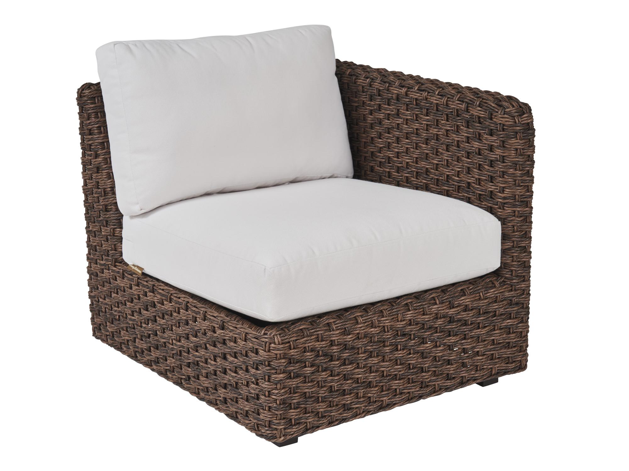 Tommy Bahama Outdoor Kilimanjaro Wicker rich Tobacco Right Arm Lounge Chair