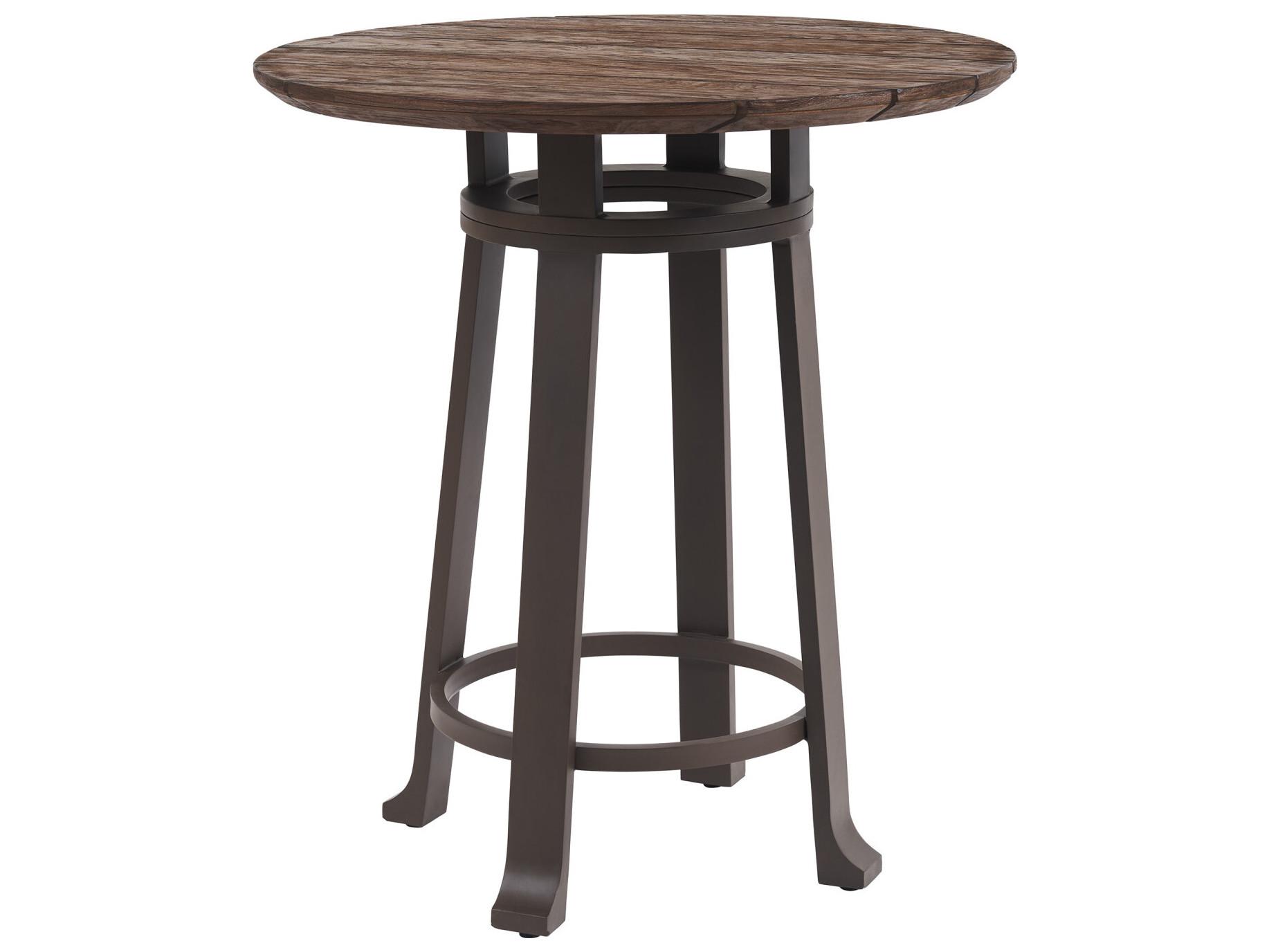 Tommy Bahama Outdoor Kilimanjaro Aluminum Deep Espresso Bistro Table Base