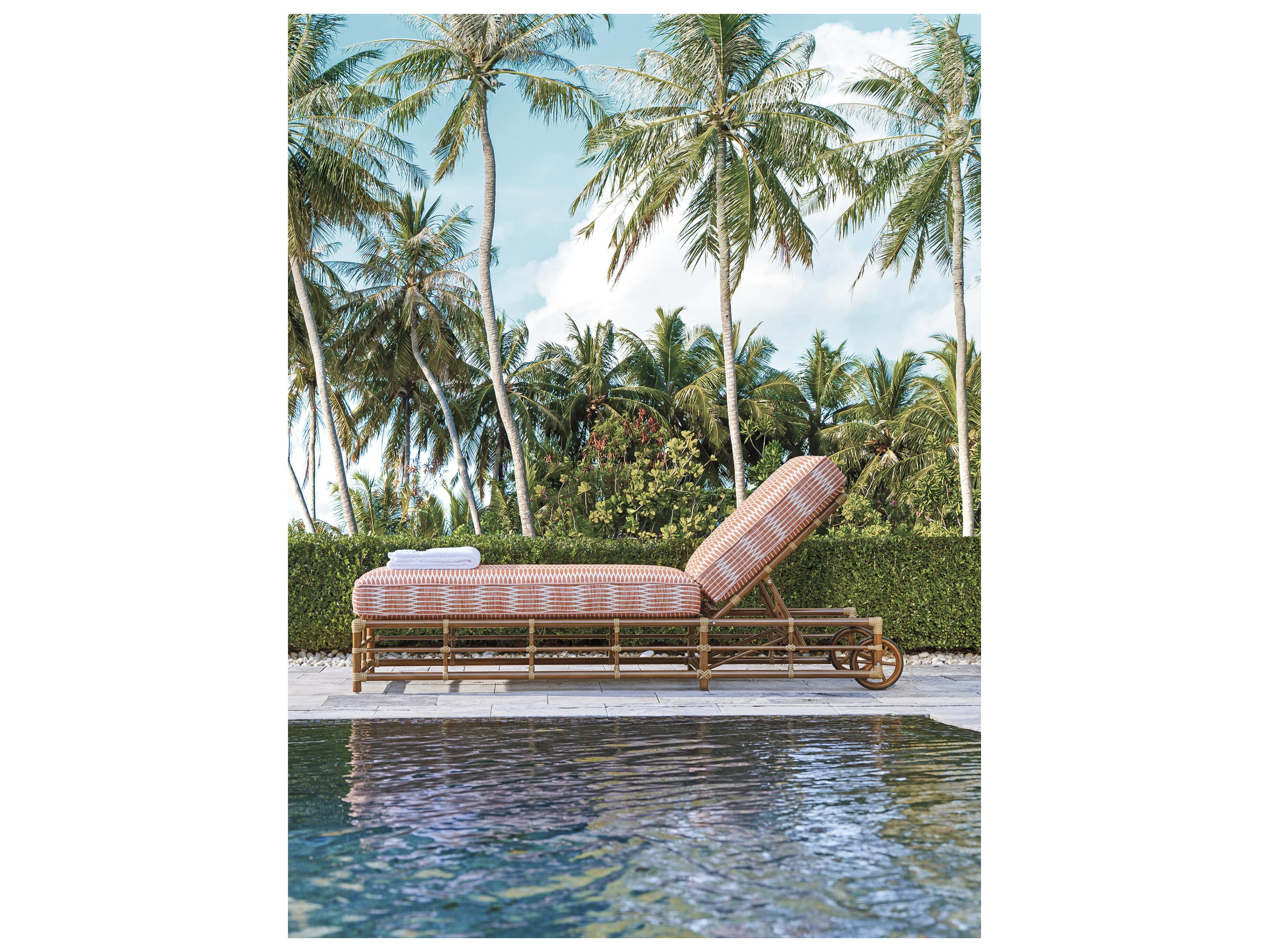 Tommy Bahama Outdoor Sandpiper Bay Aluminum Wicker Chaise Lounge