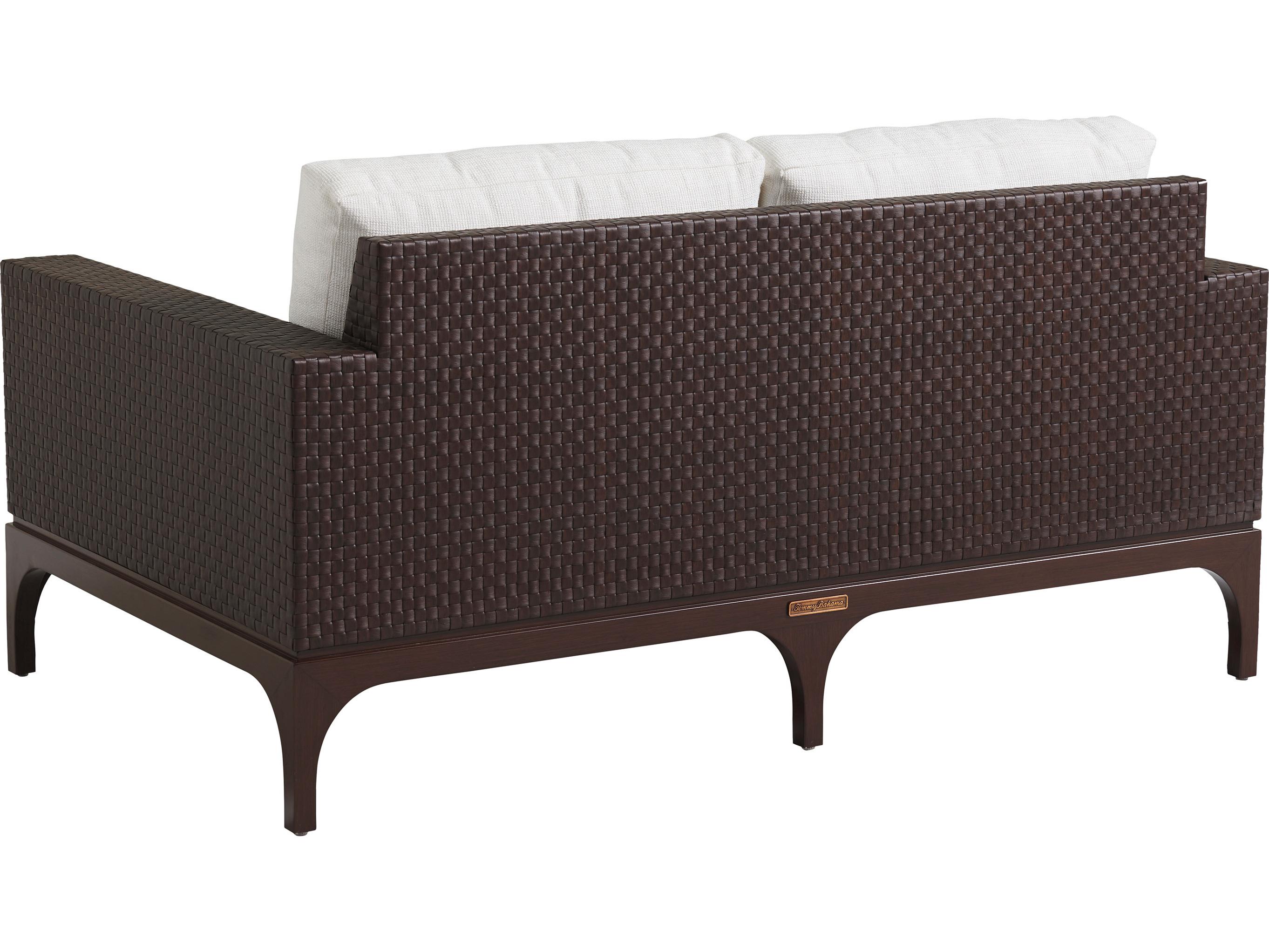 Tommy Bahama Outdoor Abaco Aluminum Wicker Loveseat