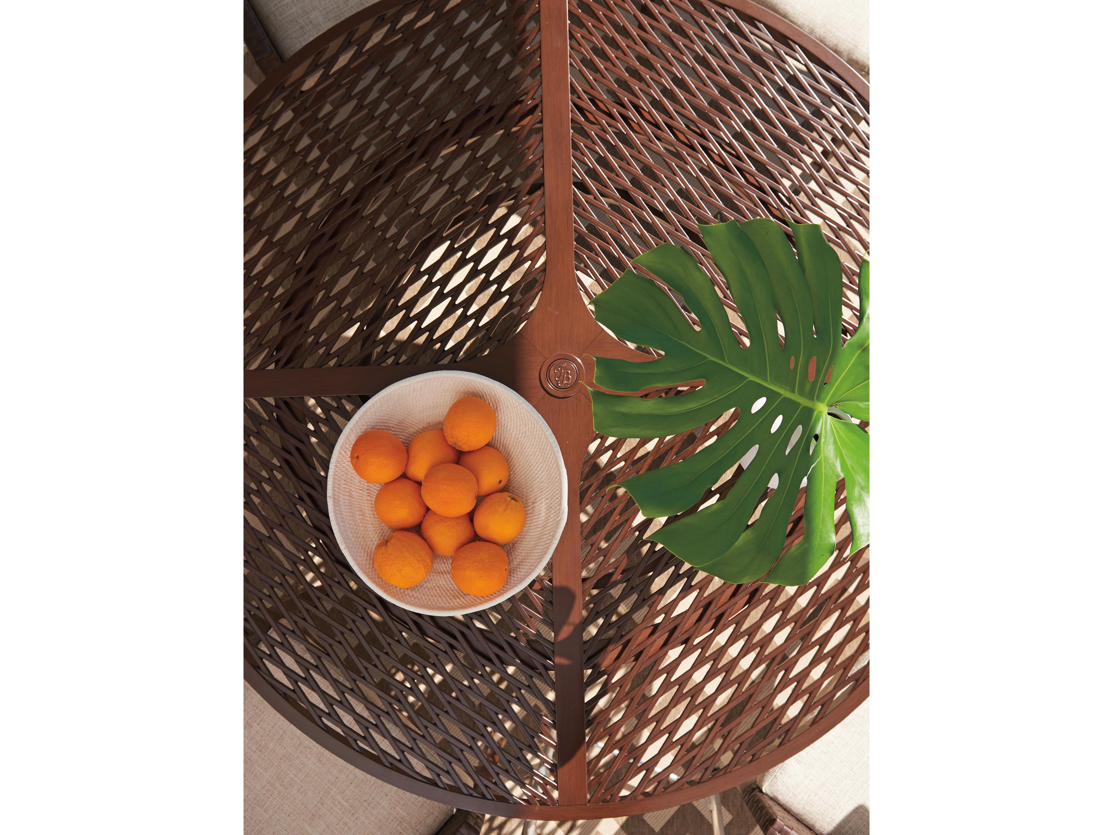 Tommy Bahama Outdoor Abaco Aluminum Round Dining Table