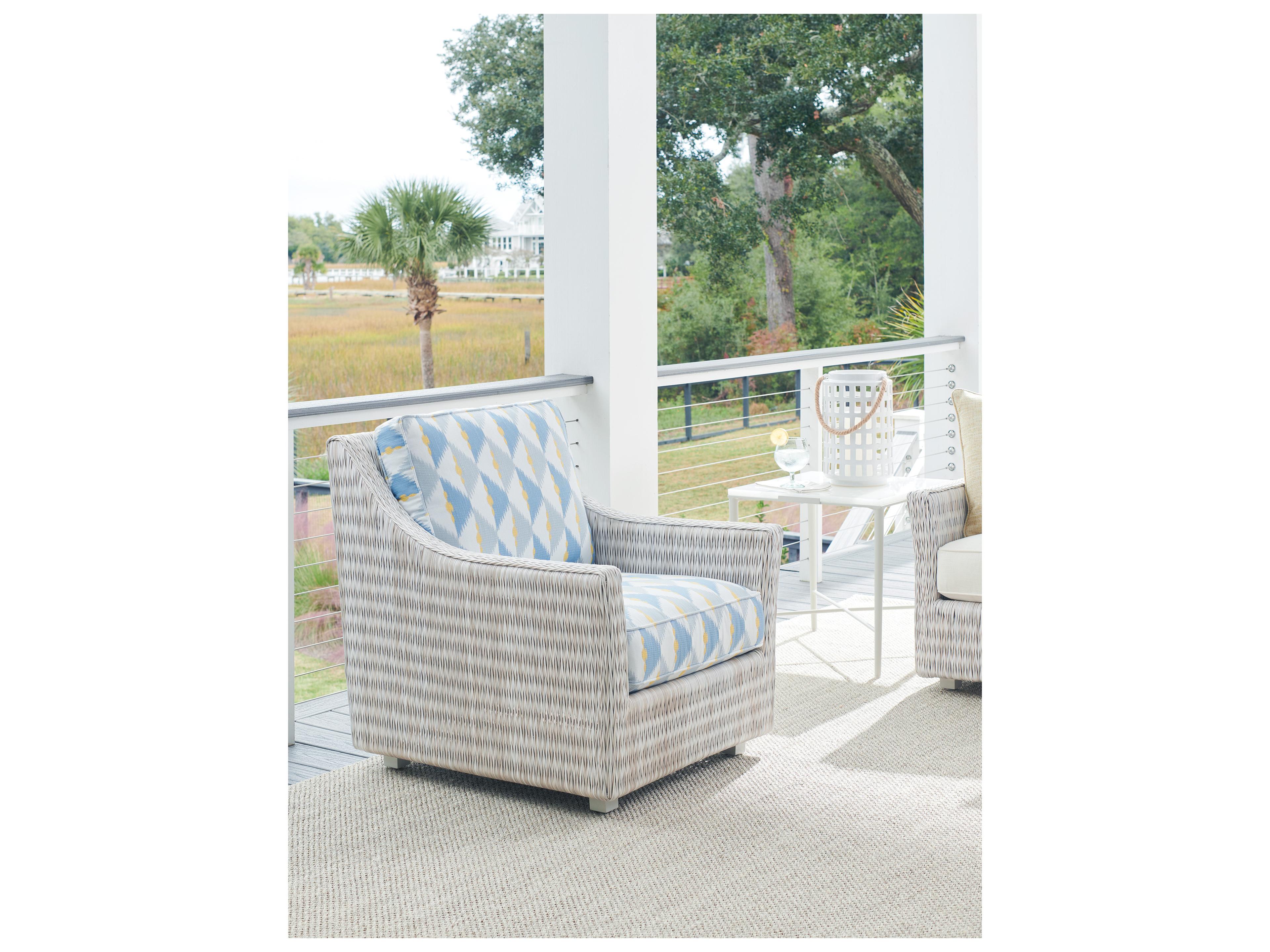 Tommy Bahama Outdoor Seabrook Aluminum Wicker Lounge Chair