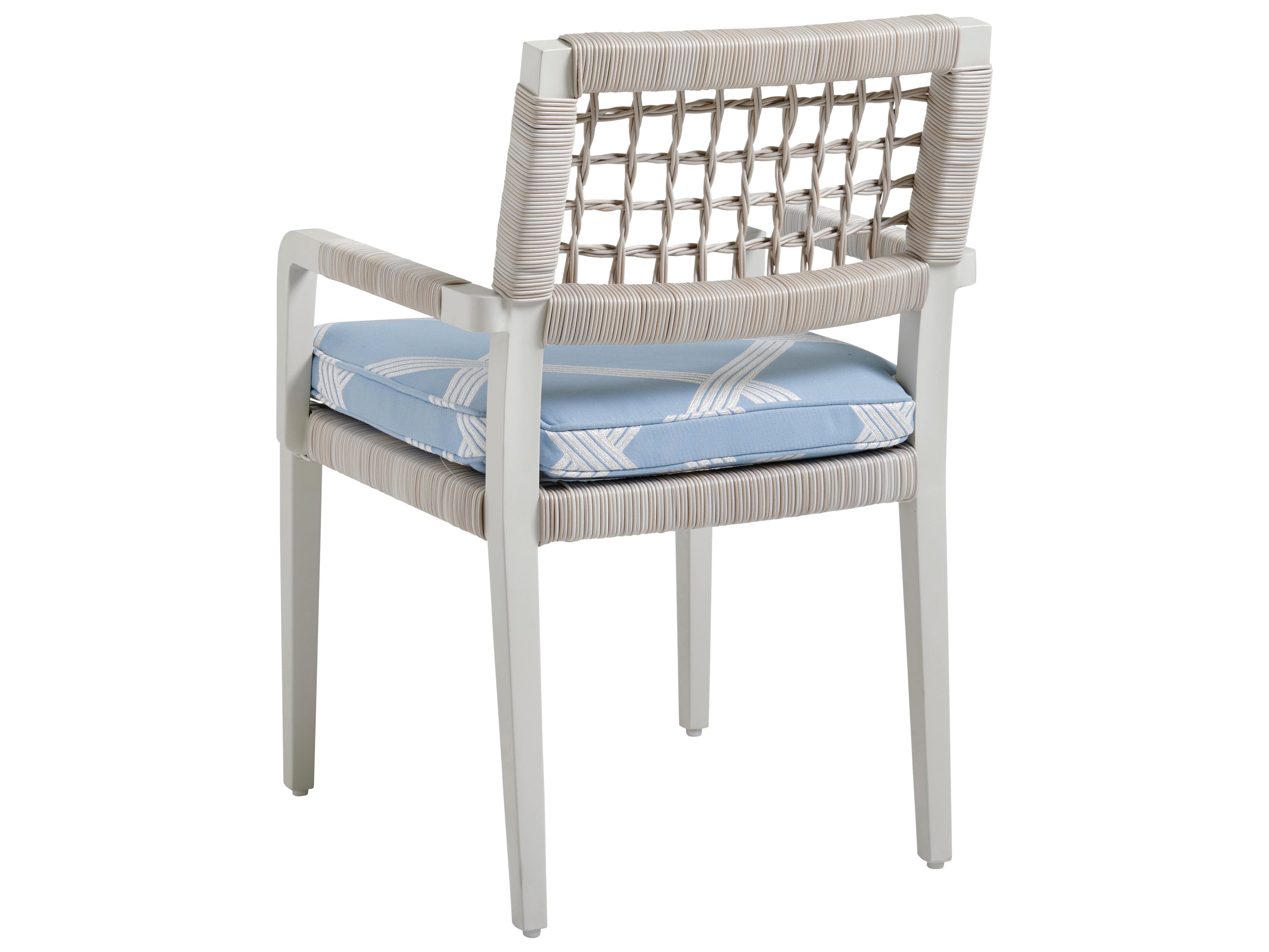 Tommy Bahama Outdoor Seabrook Aluminum Wicker Dining Arm Chair