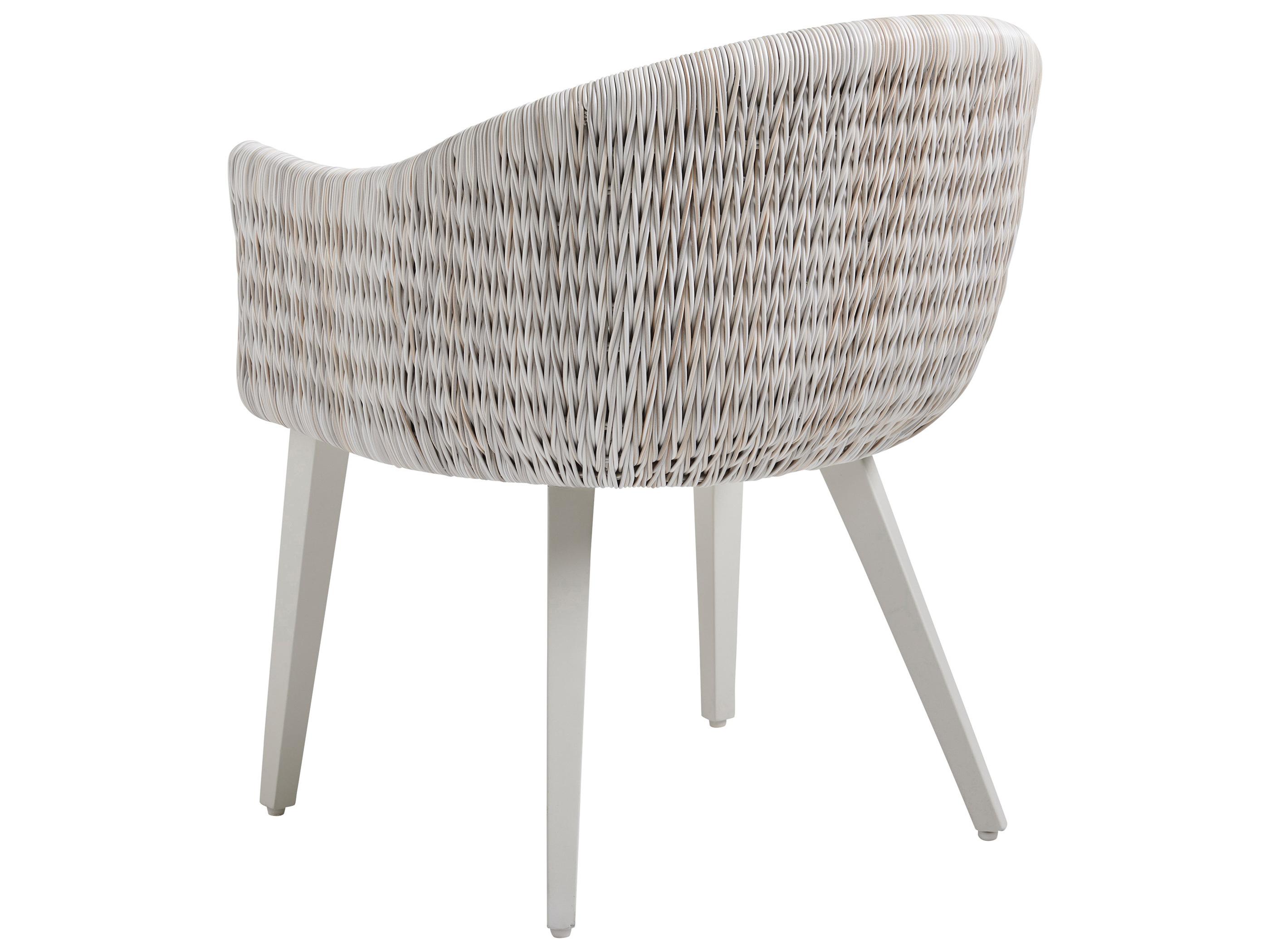 Tommy Bahama Outdoor Seabrook Aluminum Wicker Dining Arm Chair