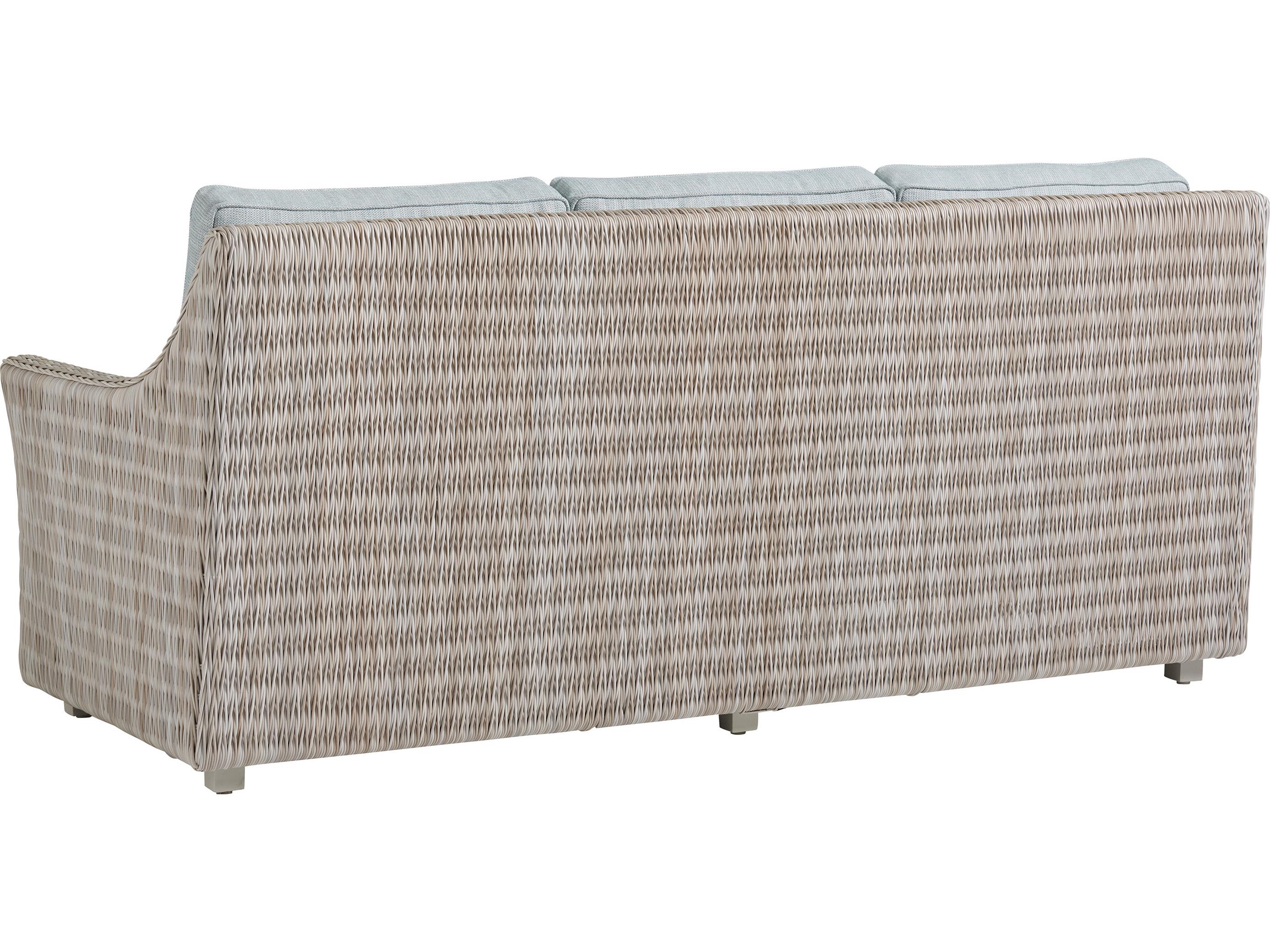 Tommy Bahama Outdoor Seabrook Aluminum Wicker Sofa