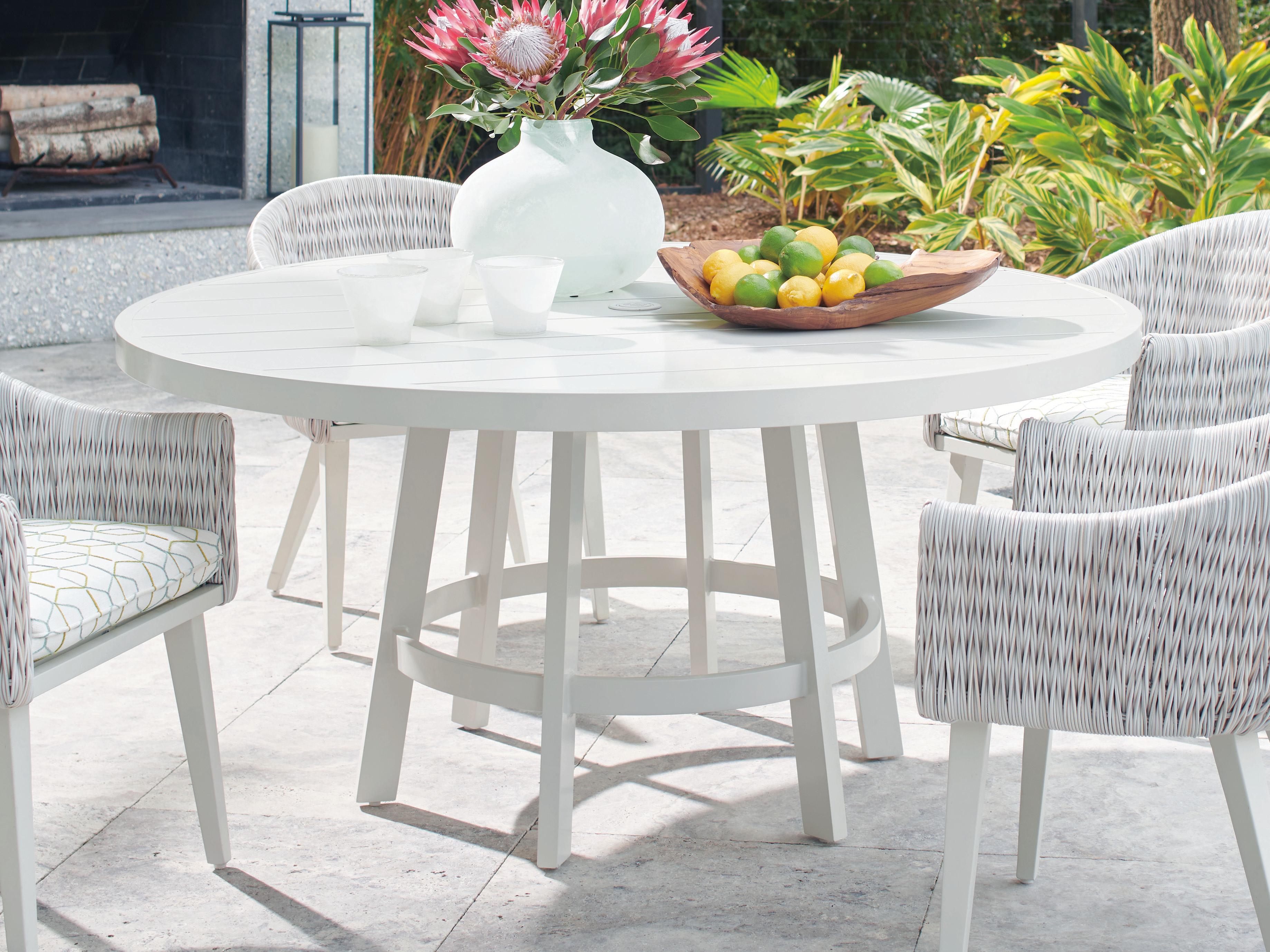 Tommy Bahama Outdoor Seabrook Aluminum Round Dining Table