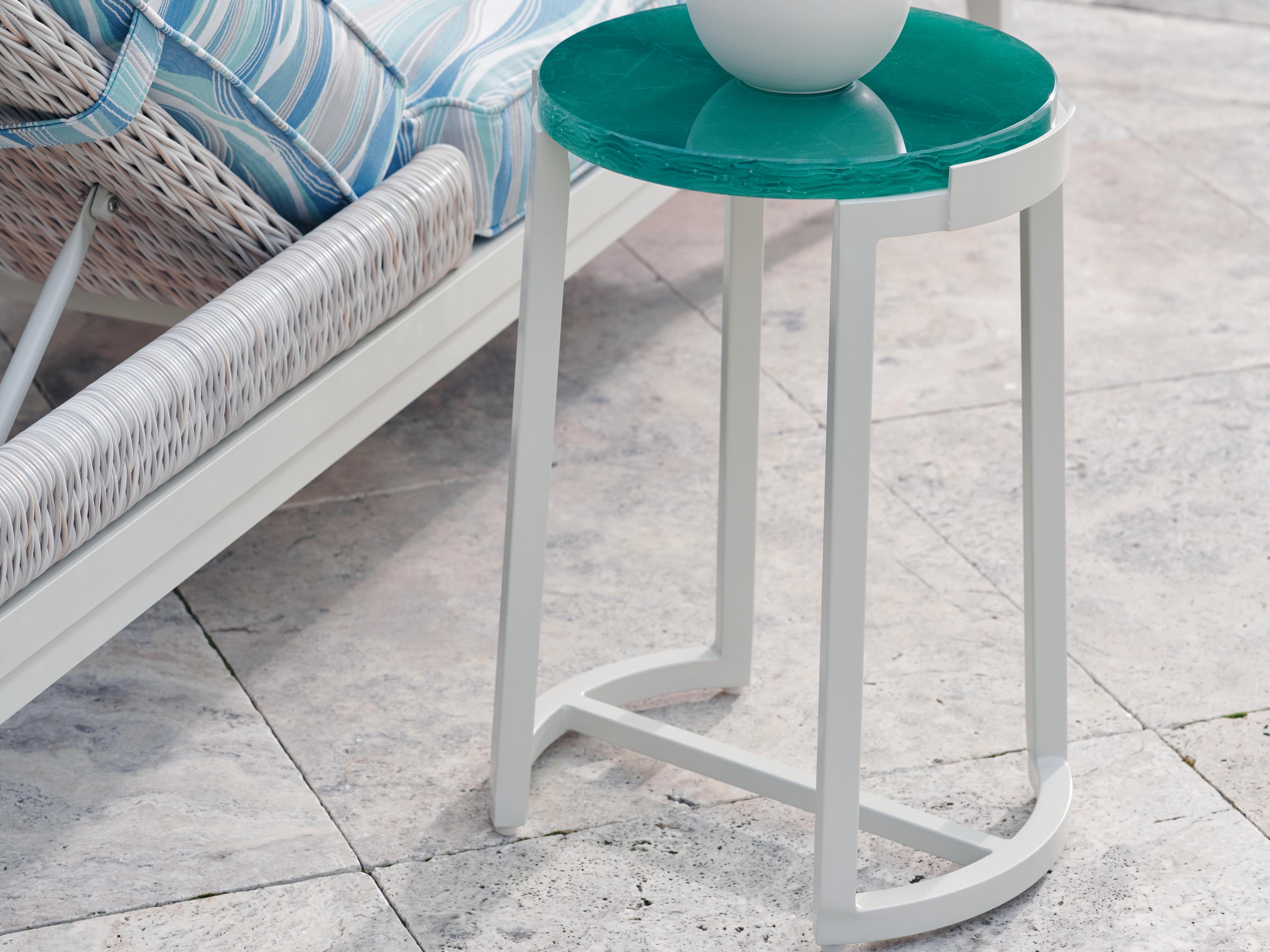 Tommy Bahama Outdoor Seabrook Aluminum Round Accent Table