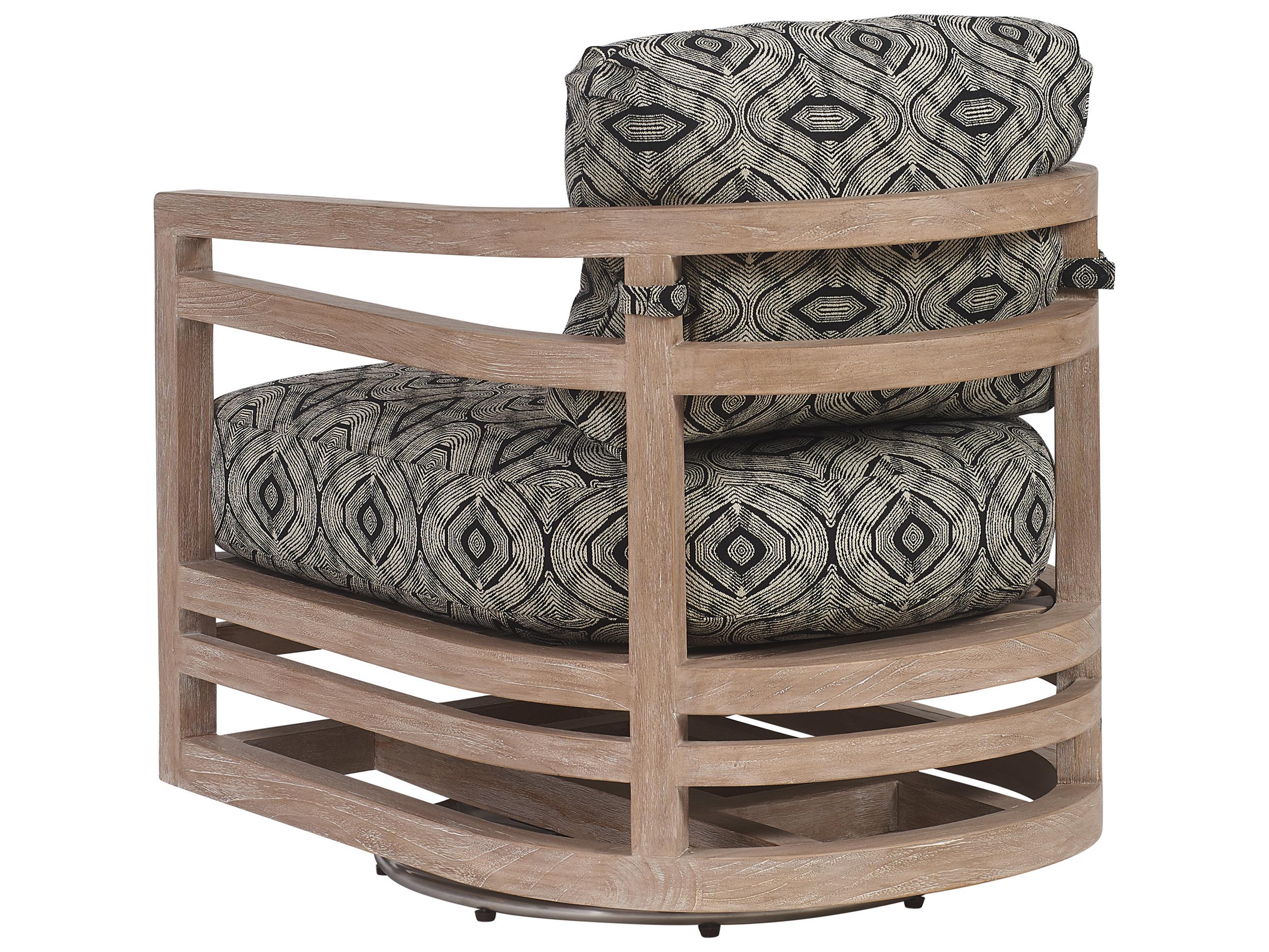 Tommy Bahama Outdoor Stillwater Cove Teak Swivel Lounge Chair