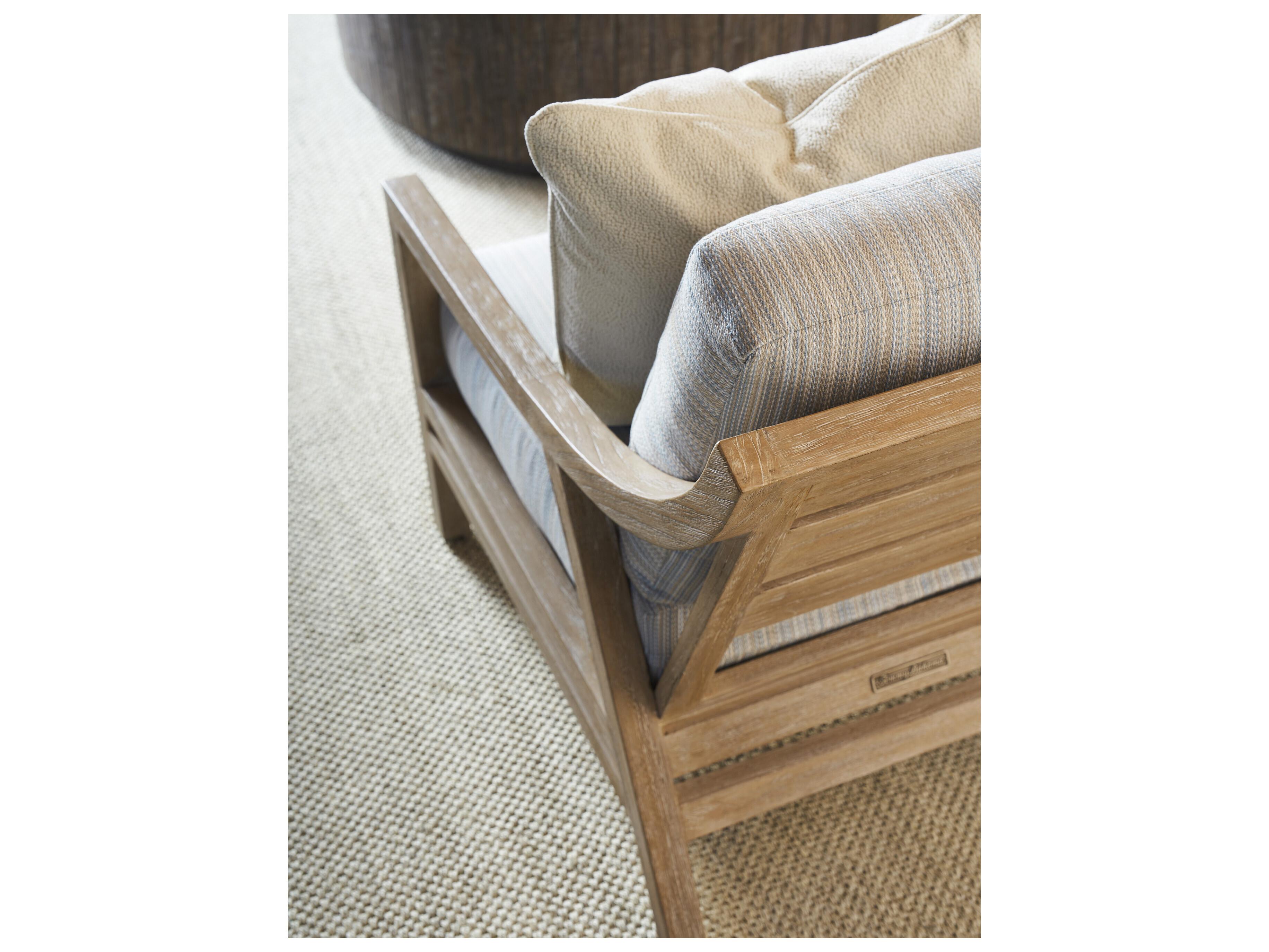 Tommy Bahama Outdoor Stillwater Cove Teak Light Taupe Lounge Chair