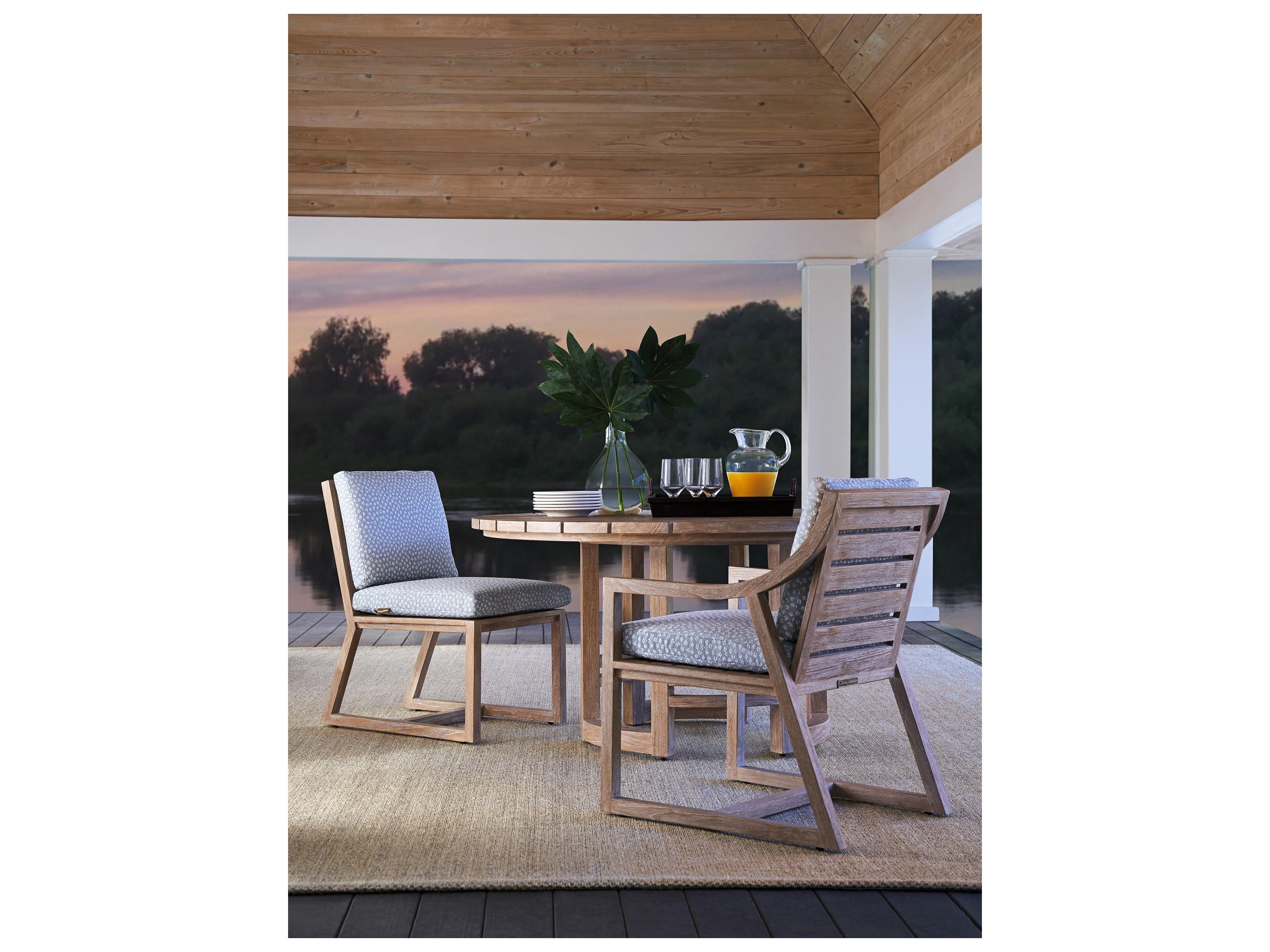 Tommy Bahama Outdoor Stillwater Cove Teak Dining Arm Chair