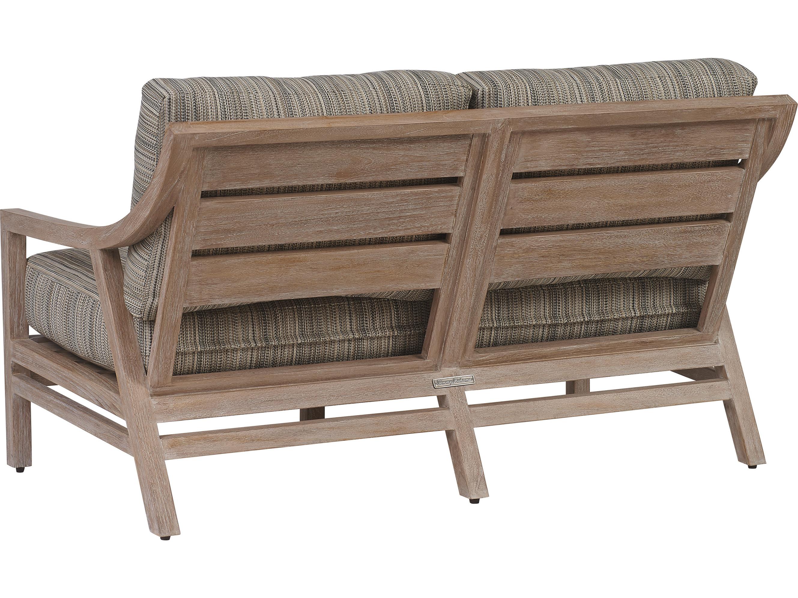 Tommy Bahama Outdoor Stillwater Cove Teak Loveseat