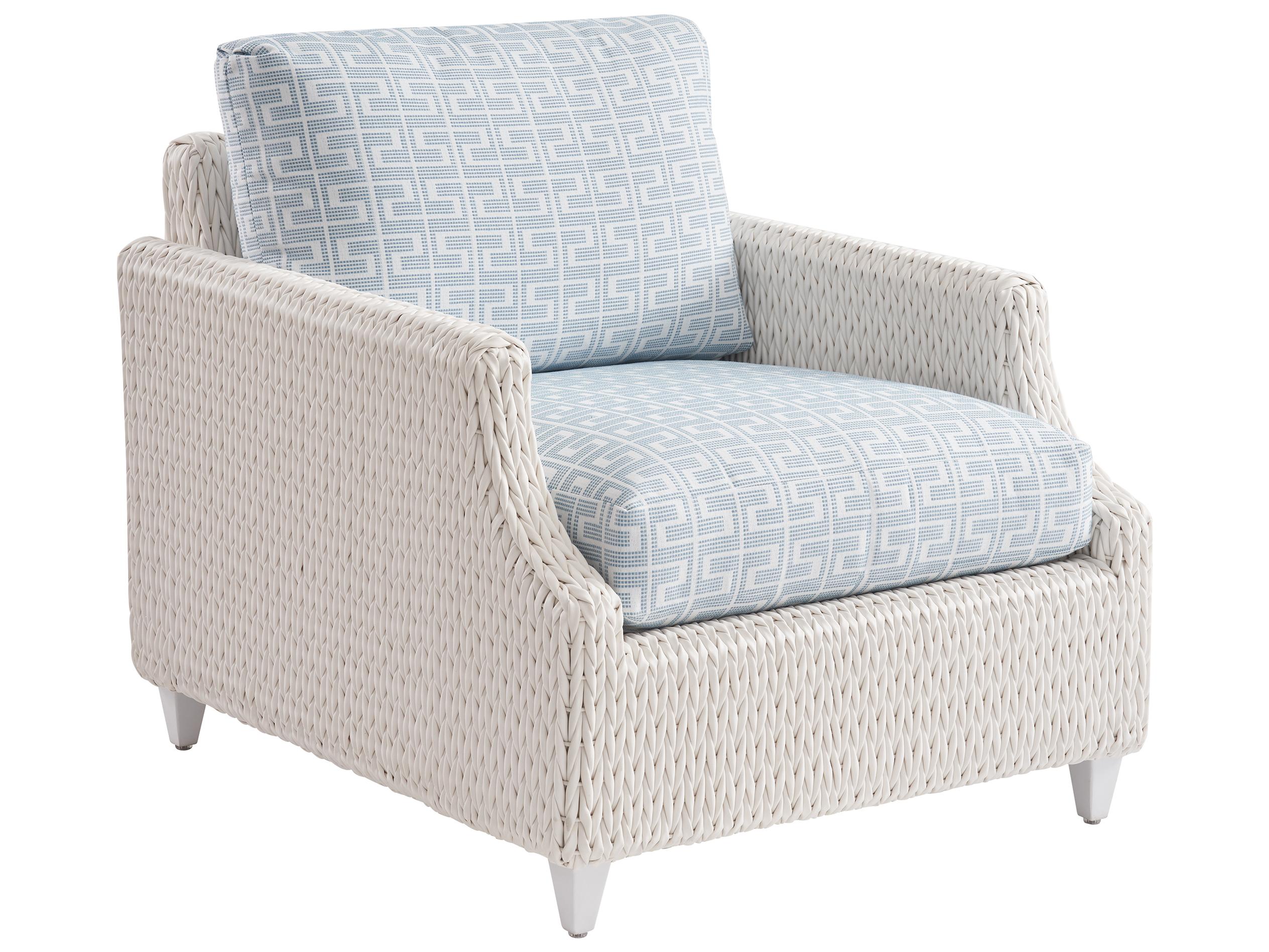 Tommy Bahama Outdoor Ocean Breeze Promenade Aluminum Wicker Lounge Chair