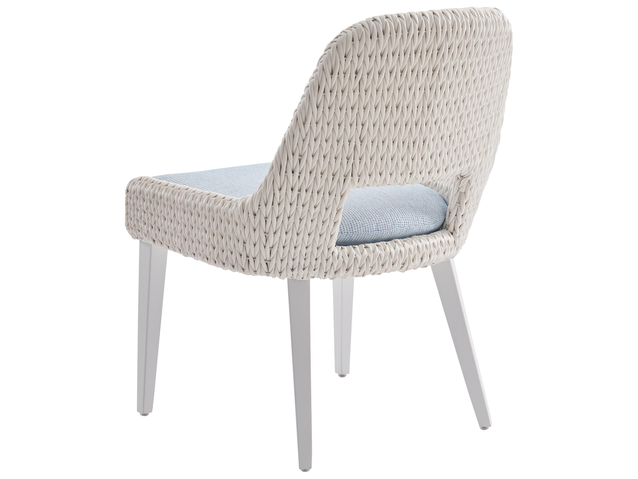 Tommy Bahama Outdoor Ocean Breeze Promenade Aluminum Wicker Occasional Dining Arm Chair