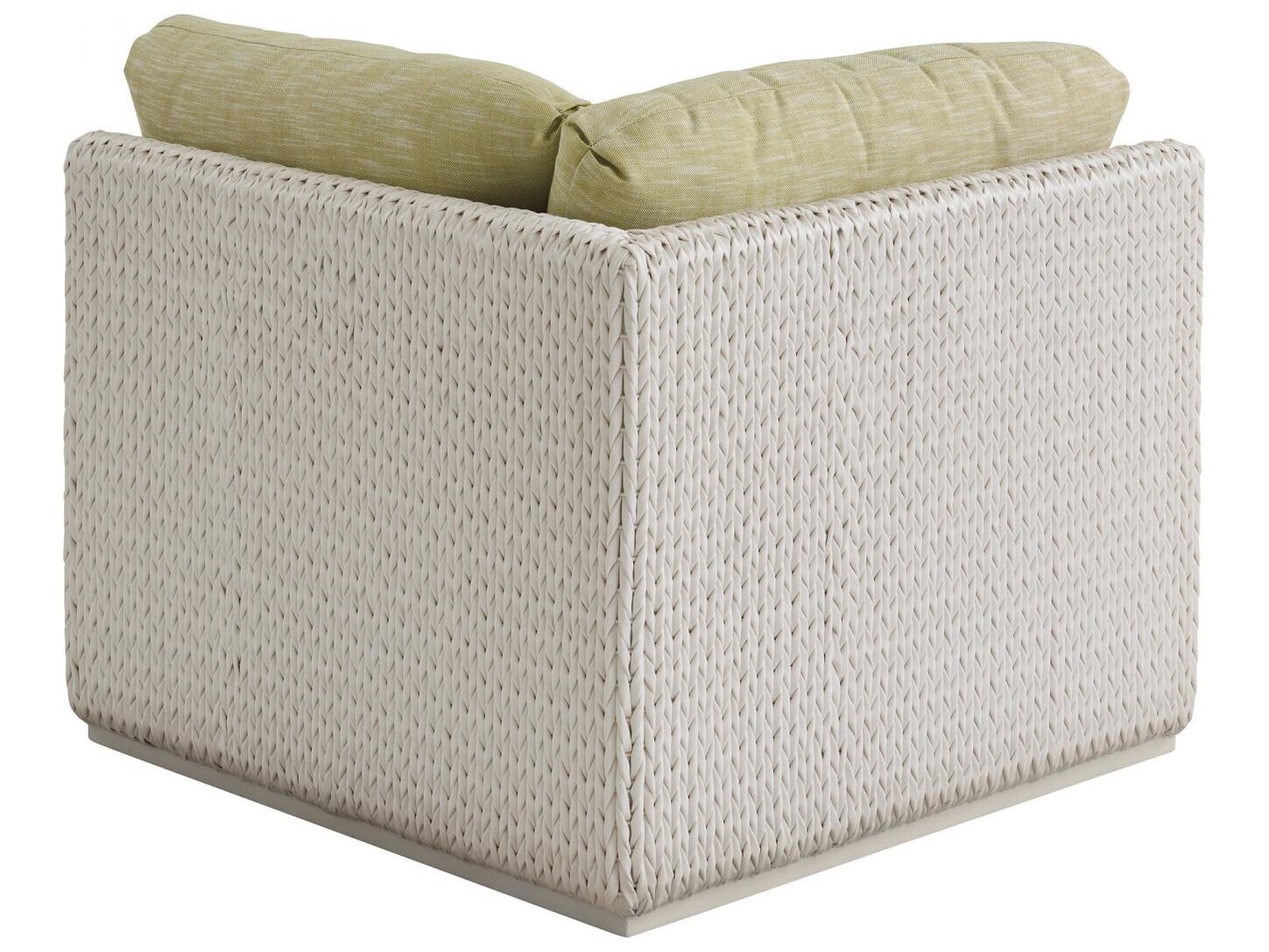 Tommy Bahama Outdoor Old Breeze Promenade Aluminum Wicker Corner Lounge Chair