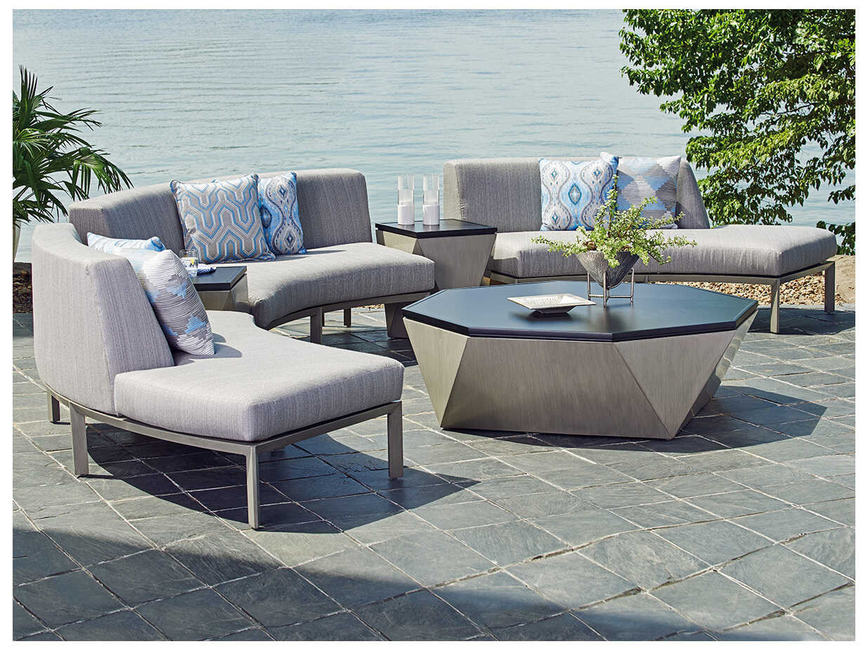 Tommy Bahama Outdoor Del Mar Cast Aluminum Sectional Lounge Set