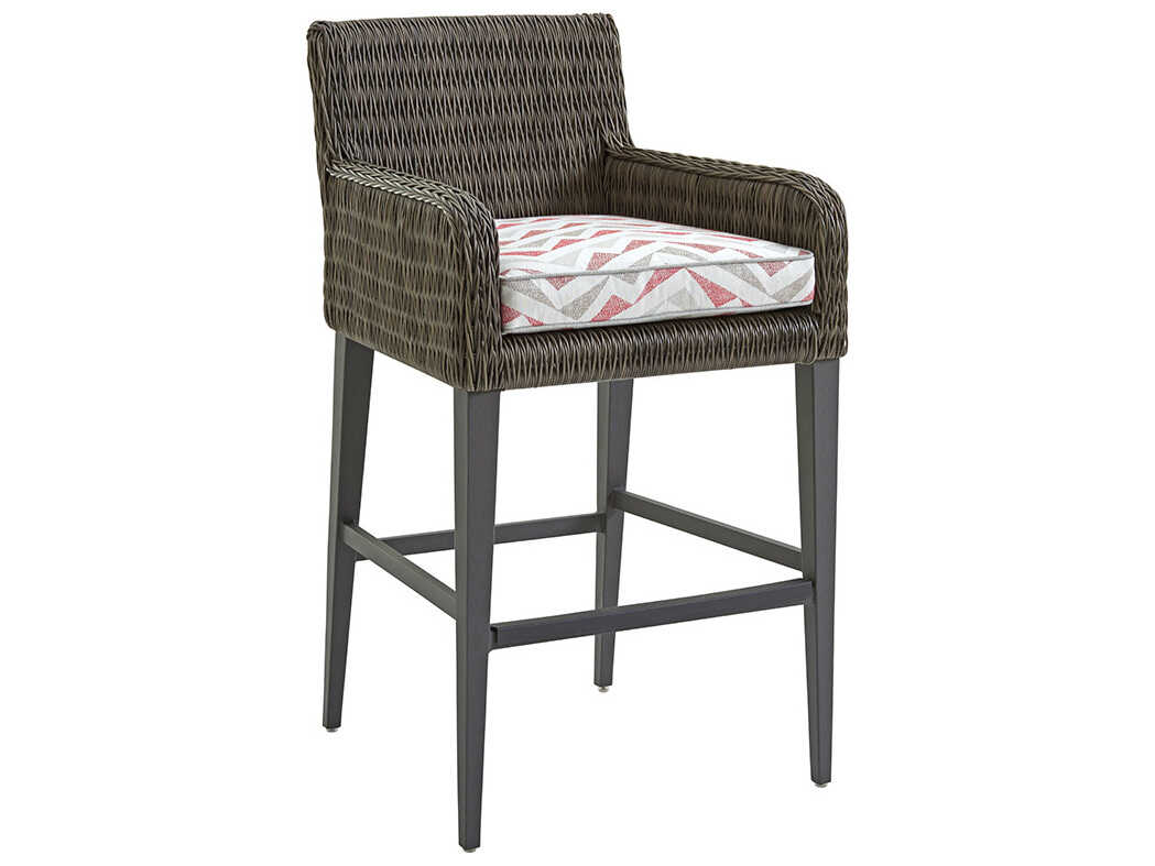 Tommy Bahama Outdoor Cypress Point Ocean Terrace Wicker Bar Stool