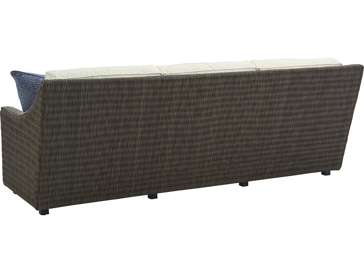 Tommy Bahama Outdoor Cypress Point Ocean Terrace Wicker Sofa