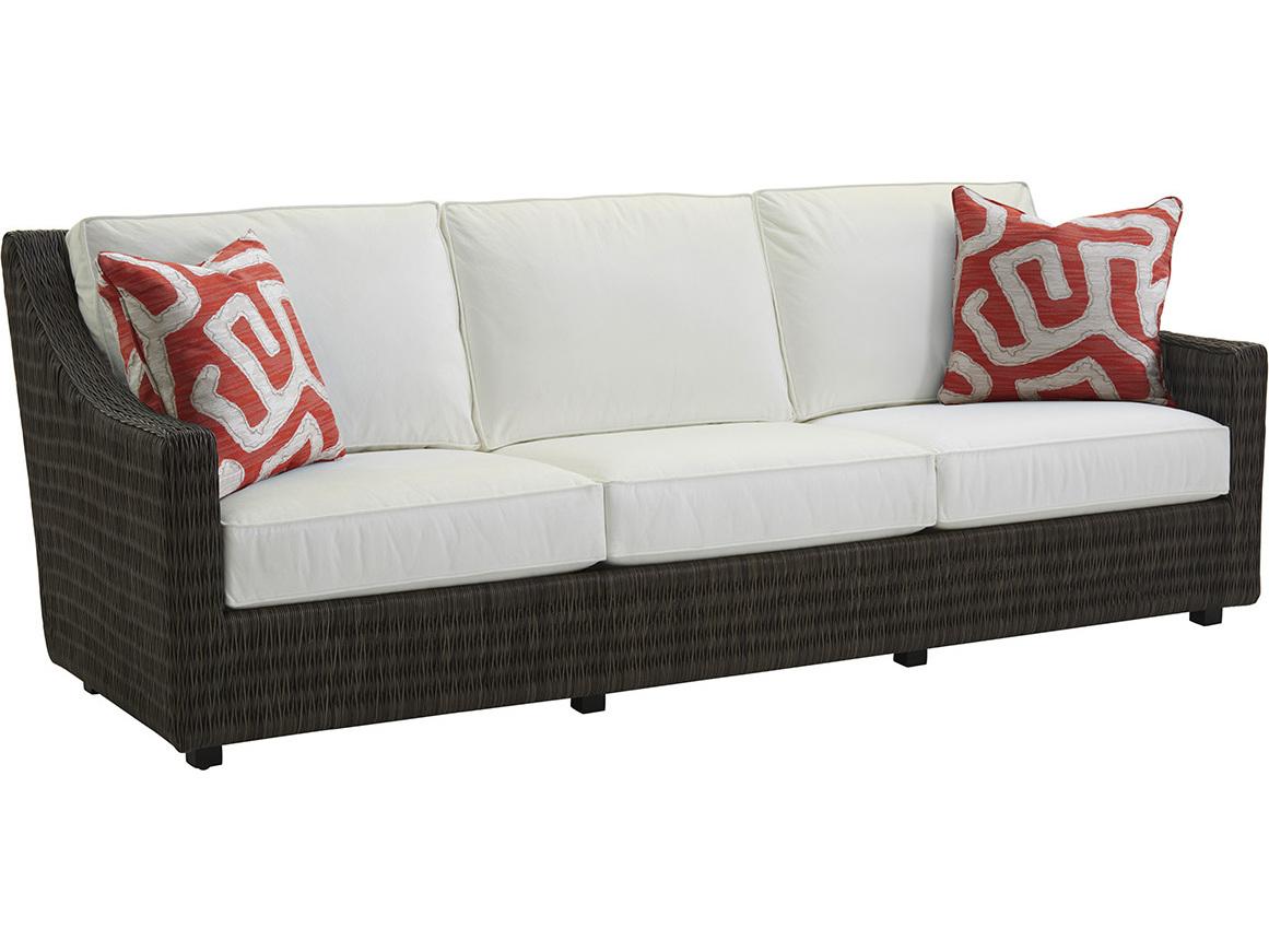 Tommy Bahama Outdoor Cypress Point Ocean Terrace Wicker Sofa