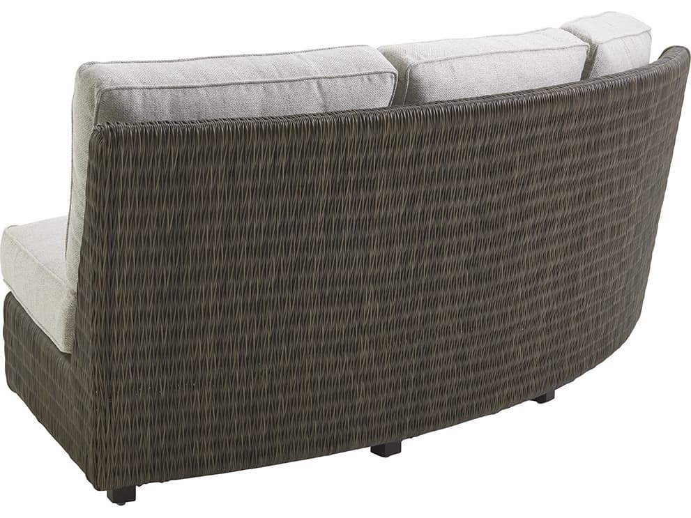 Tommy Bahama Outdoor Cypress Point Ocean Terrace Wicker Armless Sofa