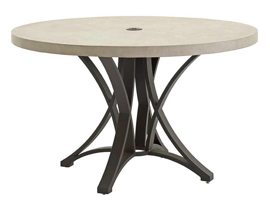 Tommy Bahama Outdoor Cypress Point Ocean Terrace Aluminum Round Dining Table