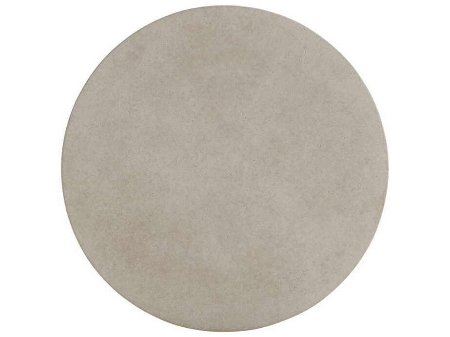 Tommy Bahama Outdoor Cypress Point Ocean Terrace Wicker Round End Table with Weatherstone Top