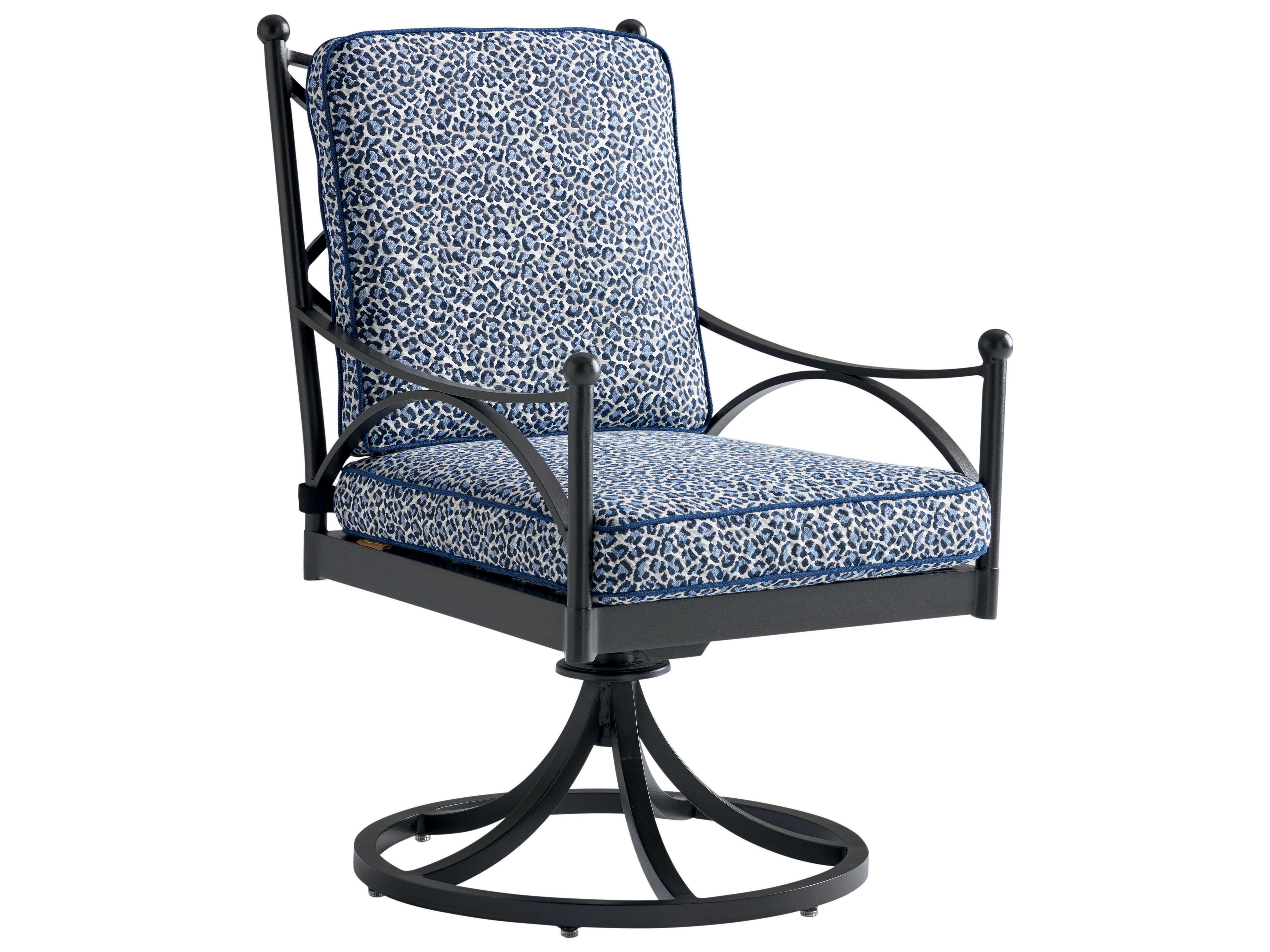 Tommy Bahama Outdoor Pavlova Aluminum Swivel Rocker Dining Arm Chair