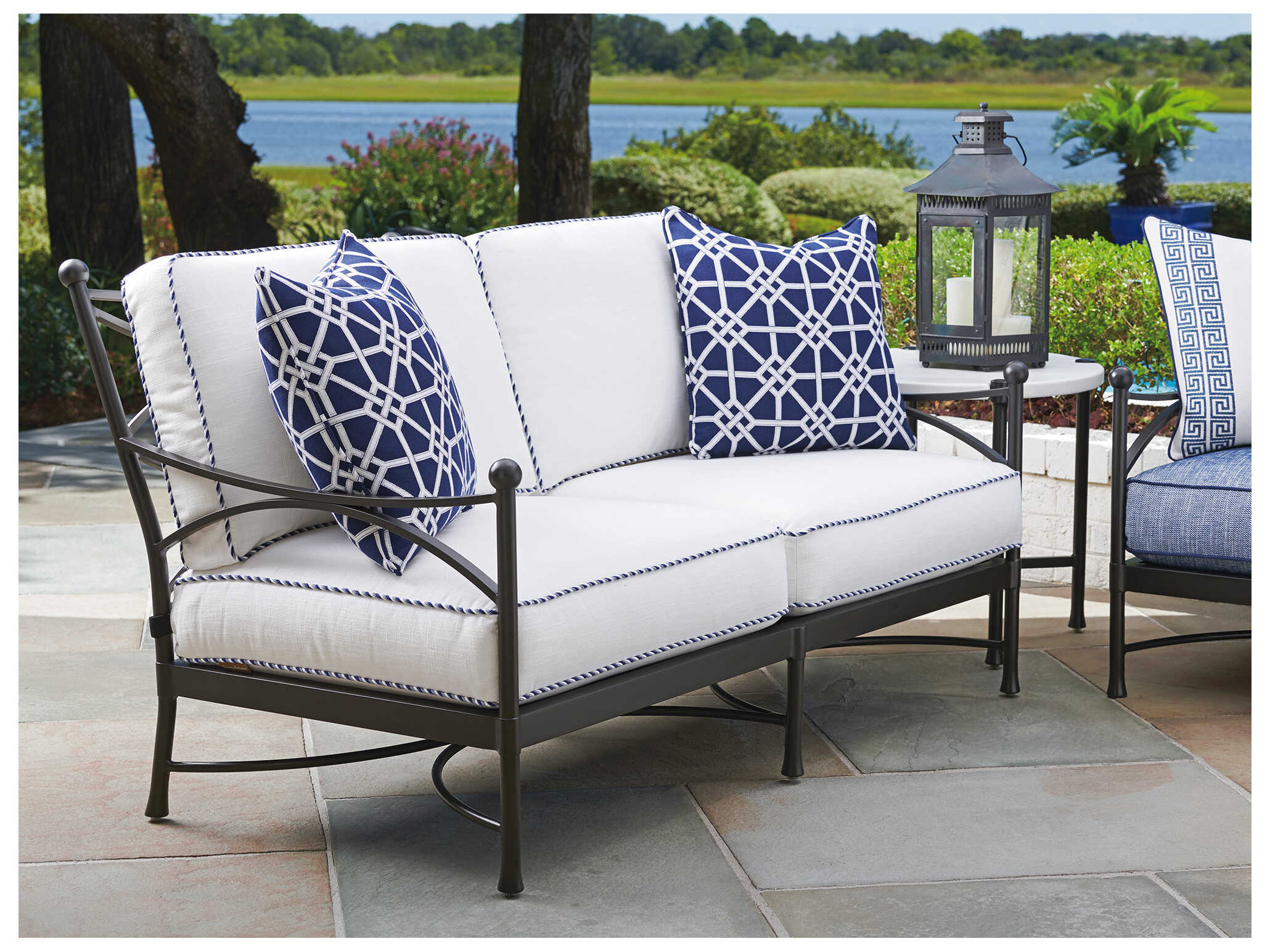 Tommy Bahama Outdoor Pavlova Aluminum Loveseat