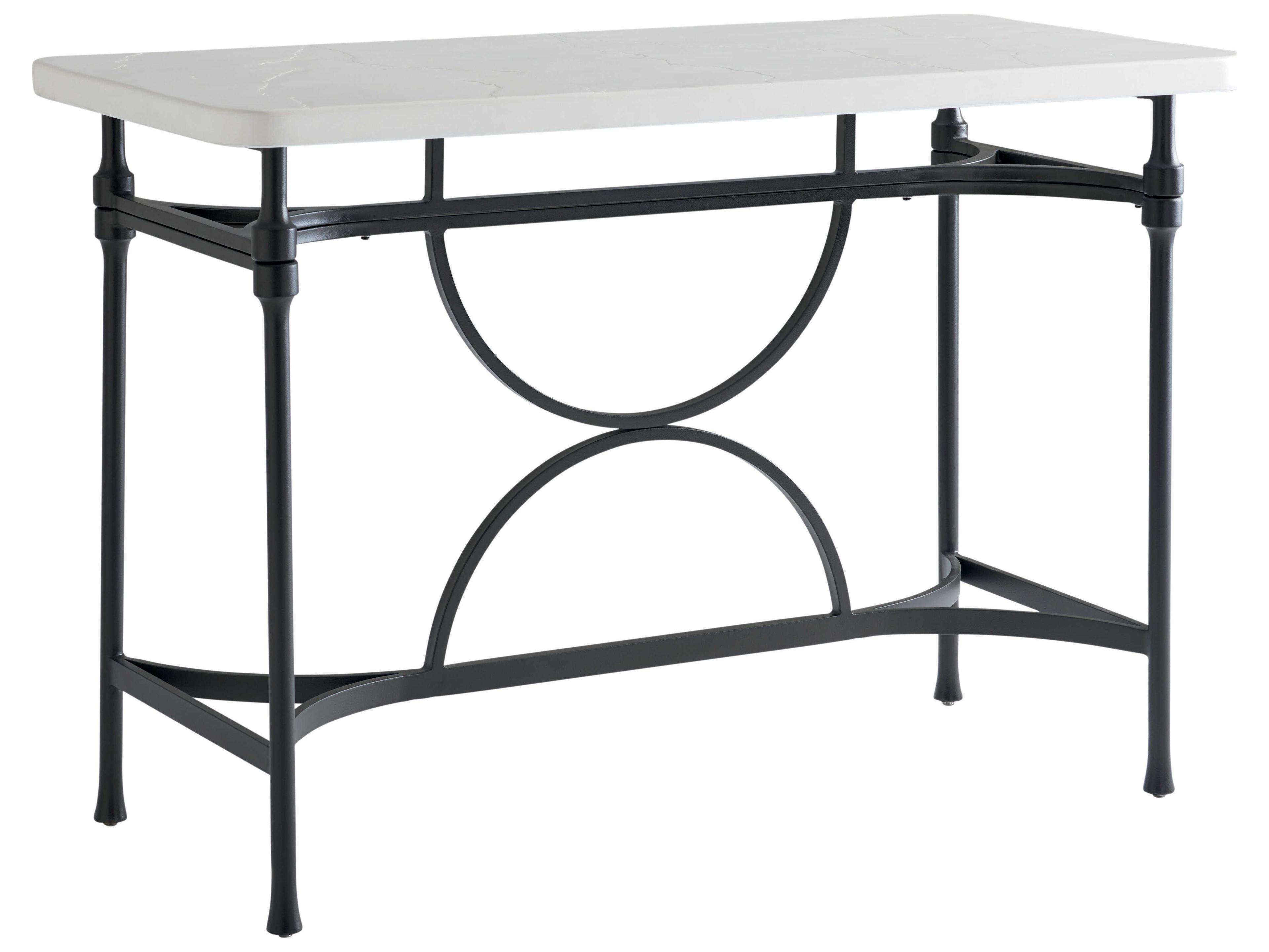 Tommy Bahama Outdoor Pavlova Aluminum Rectangular Bar Counter Table