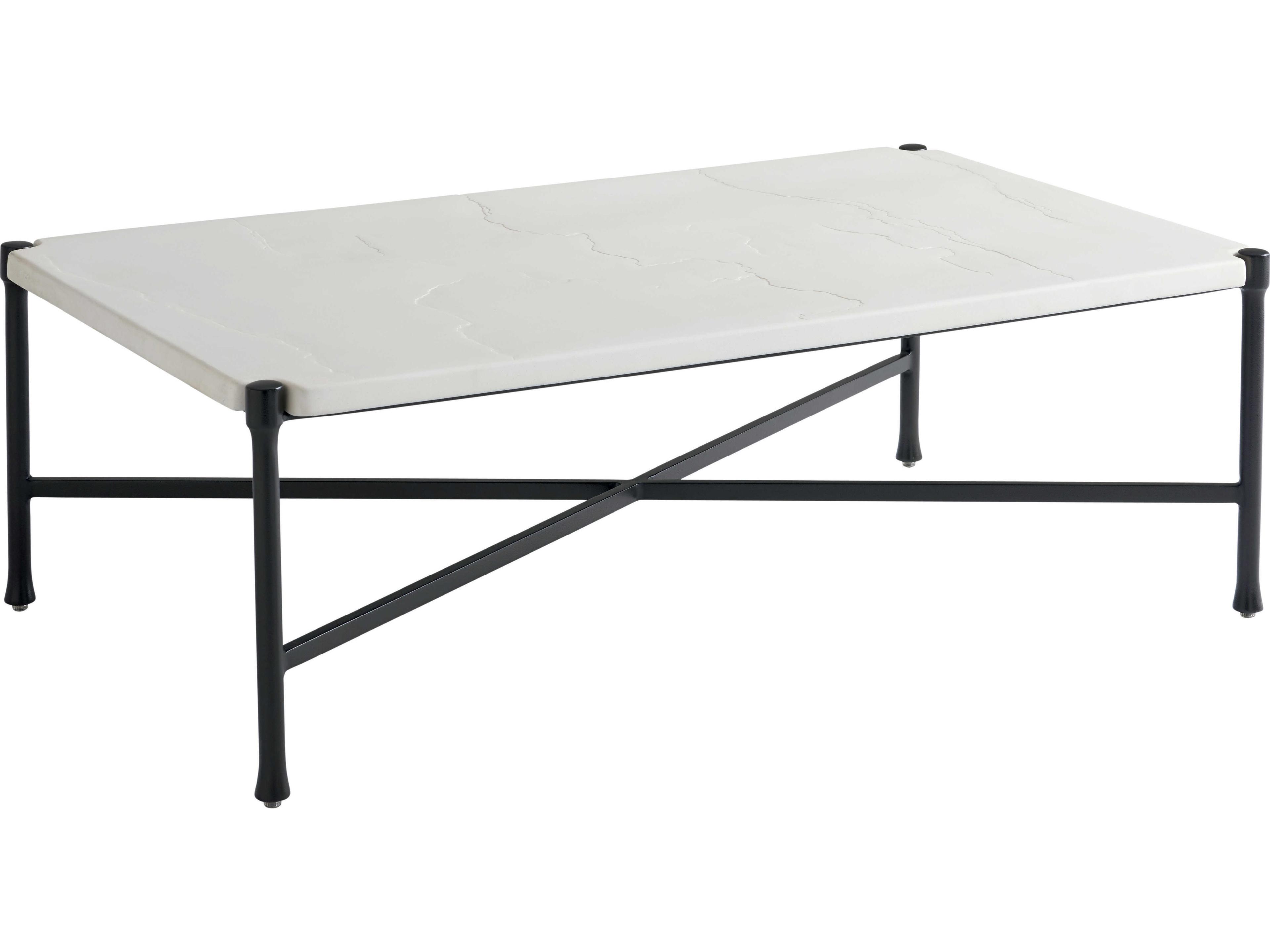 Tommy Bahama Outdoor Pavlova Aluminum Rectangular Coffee Table
