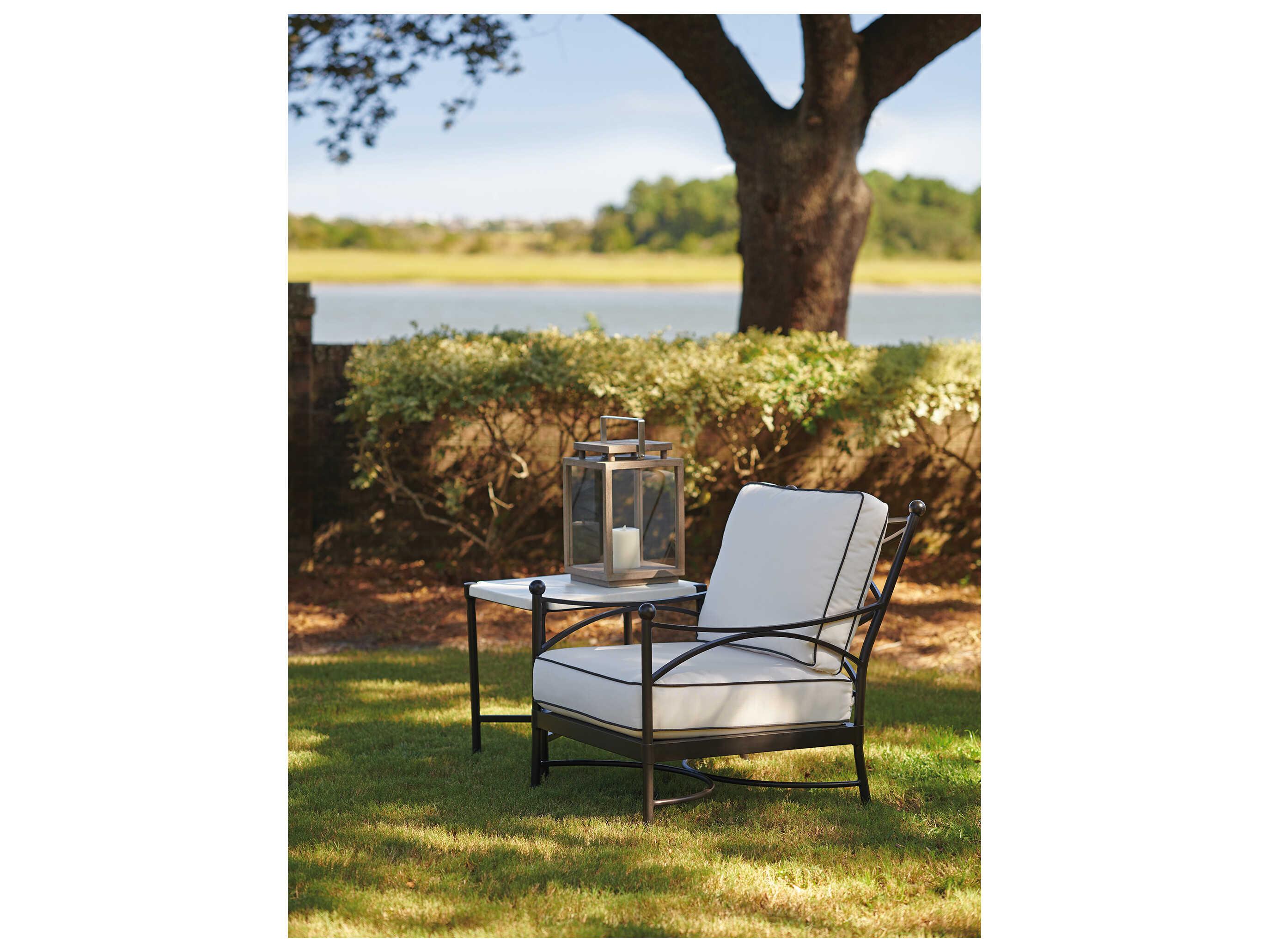 Tommy Bahama Outdoor Pavlova Aluminum Lounge Chair with Cushion Set
