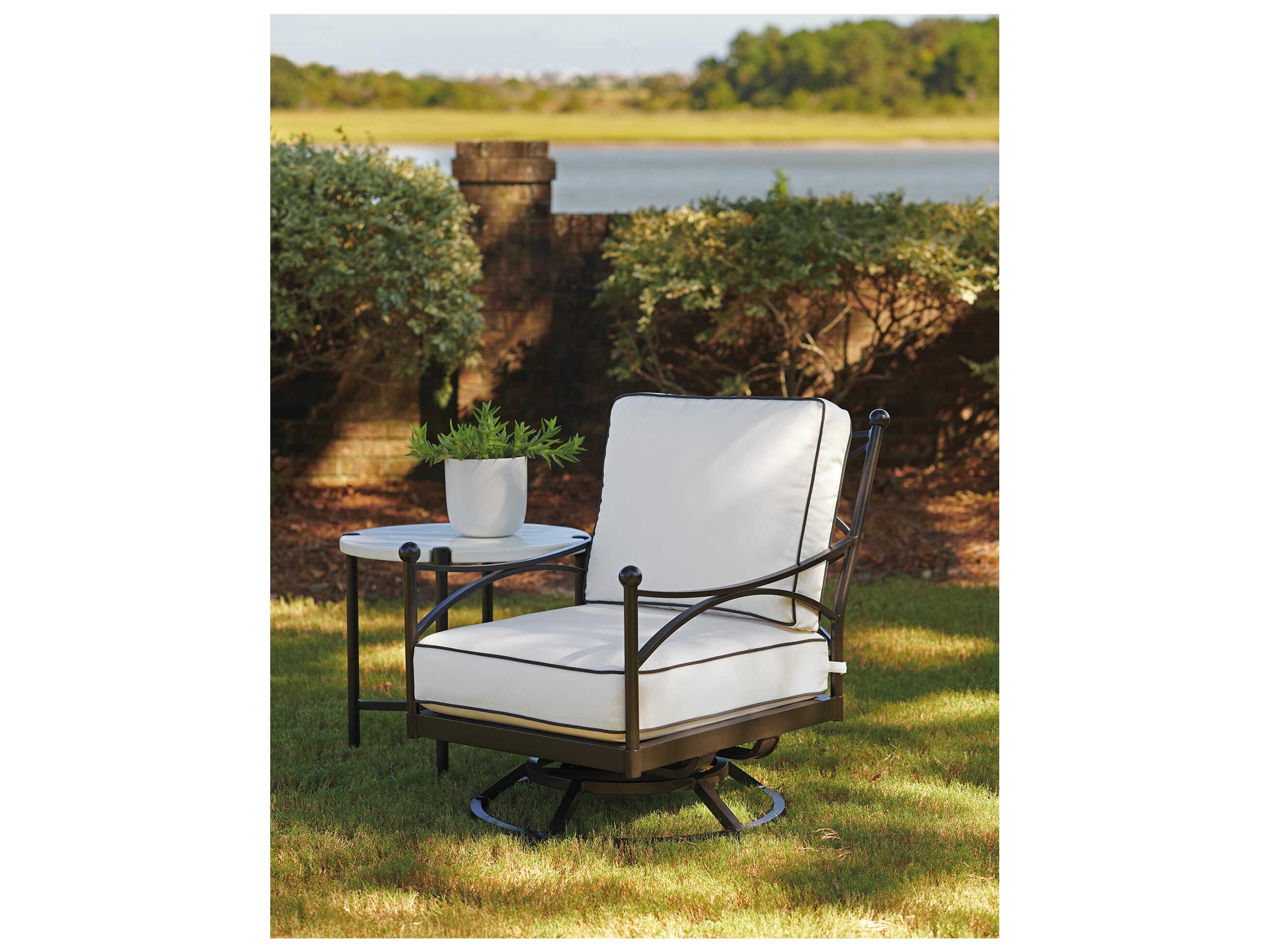 Tommy Bahama Outdoor Pavlova Aluminum Swivel Lounge Chair