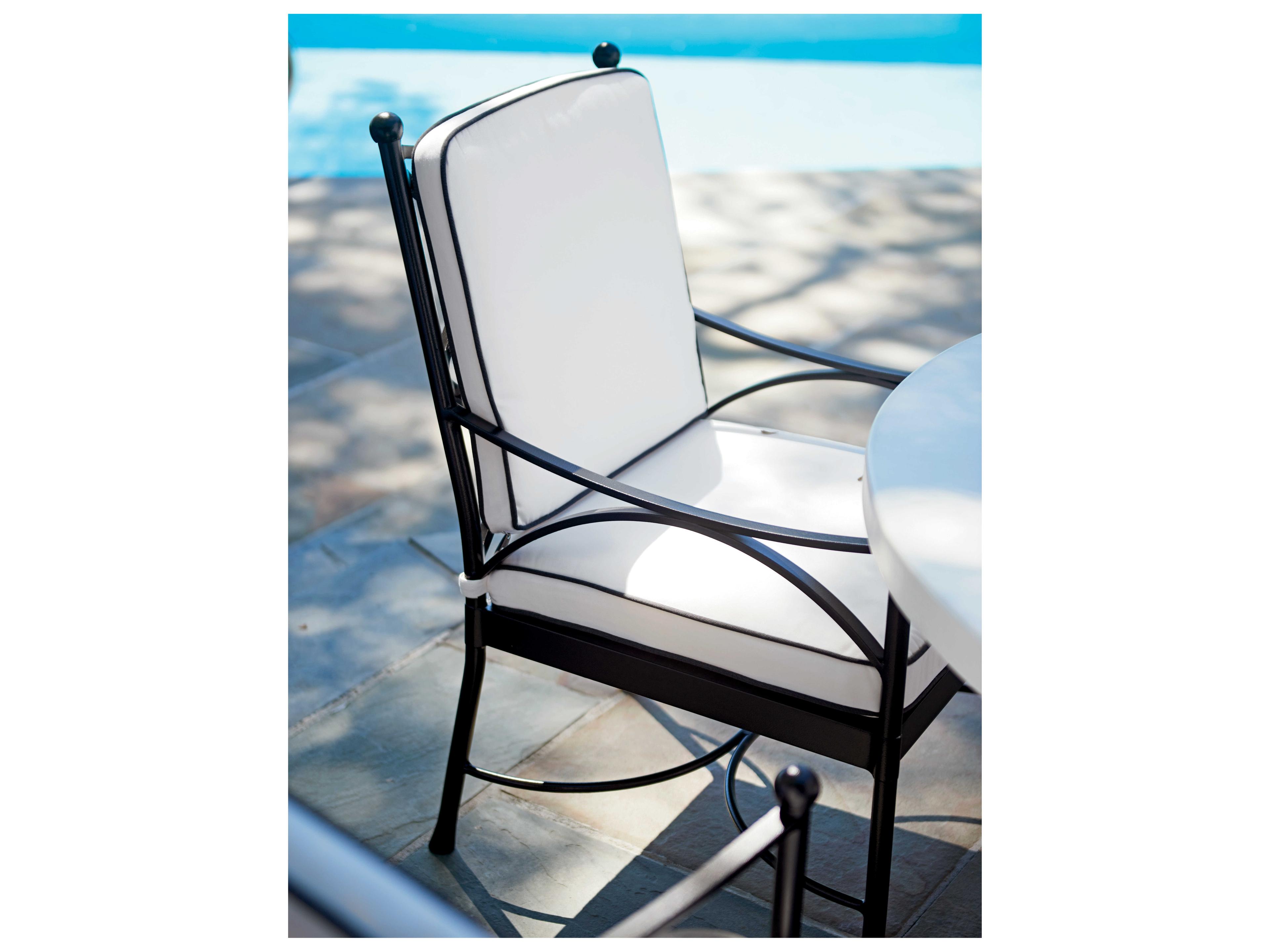 Tommy Bahama Outdoor Pavlova Aluminum Dining Arm Chair with Cushion Set