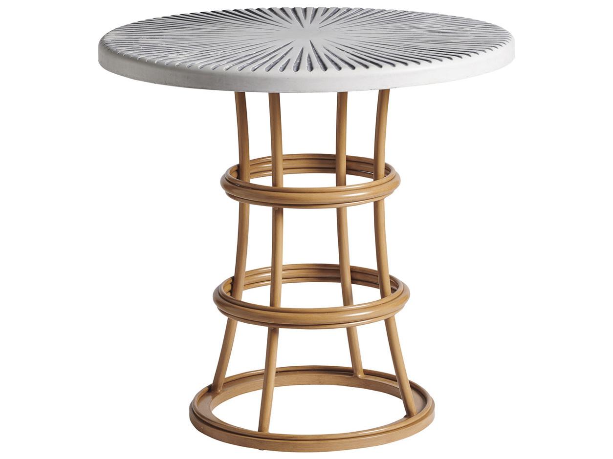 Tommy Bahama Outdoor Key Largo Aluminum Round Bistro Table