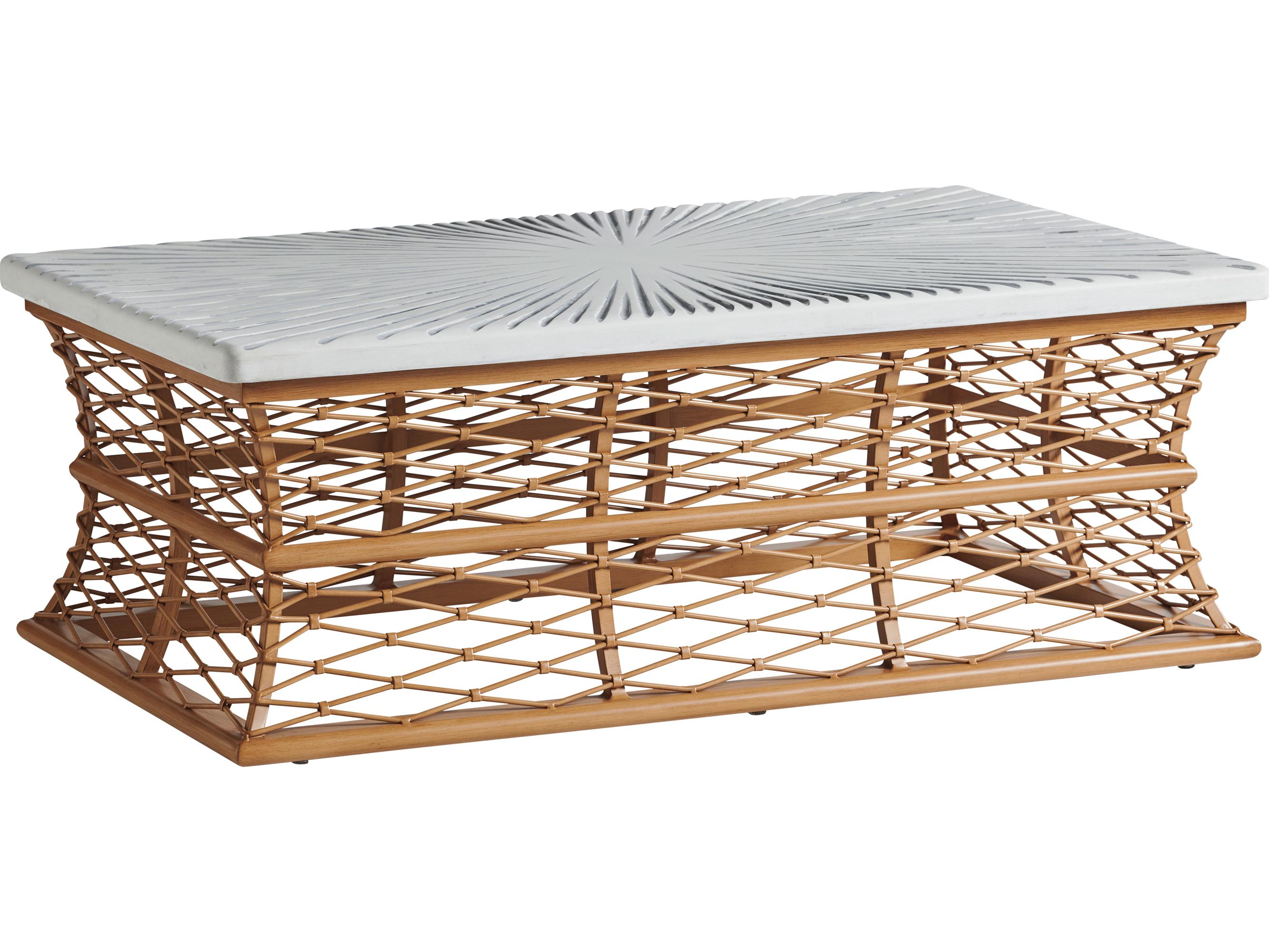 Tommy Bahama Outdoor Key Largo Aluminum Rectangular Coffee Table Base