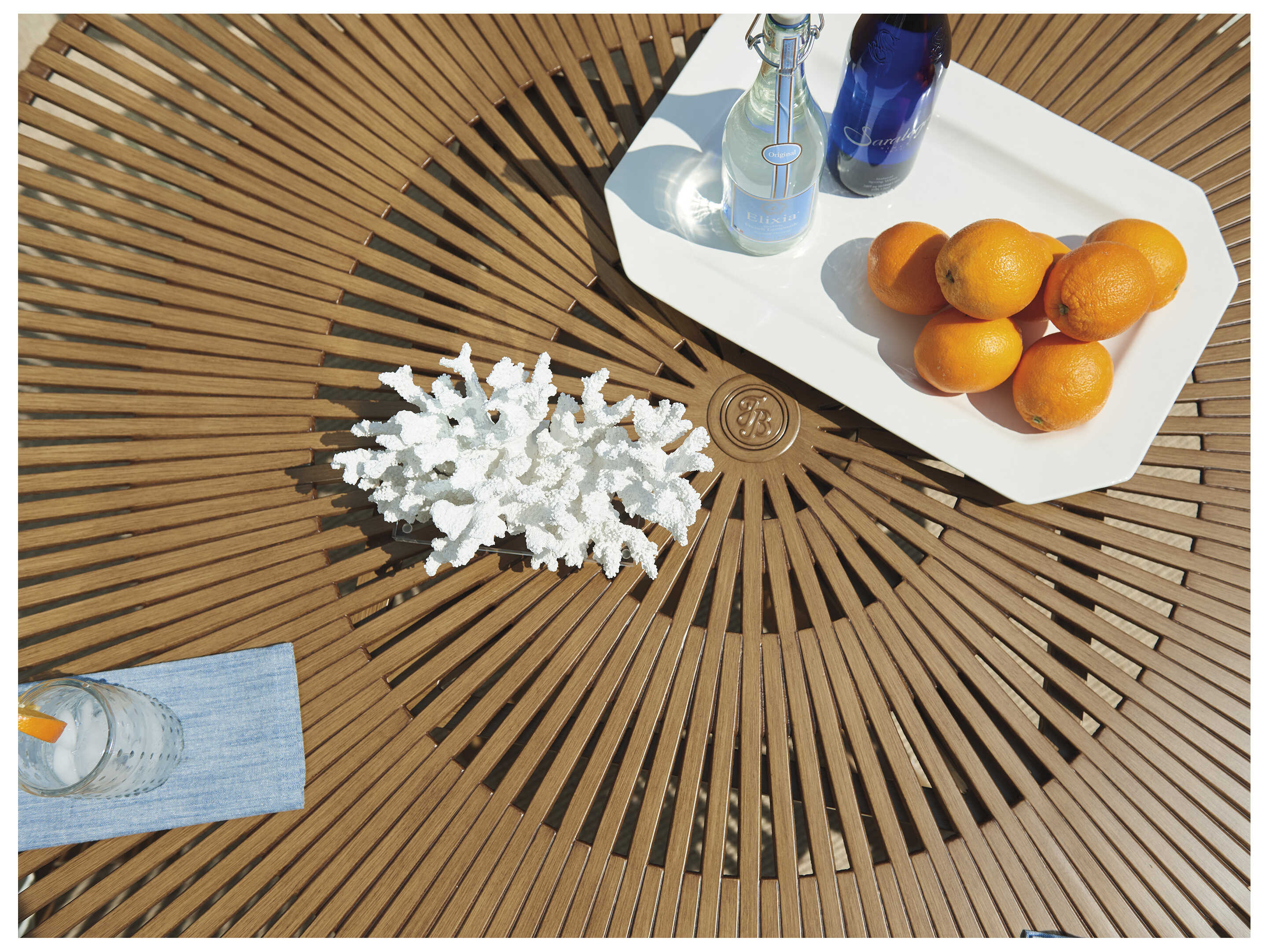 Tommy Bahama Outdoor St Tropez Aluminum Round Dining Table
