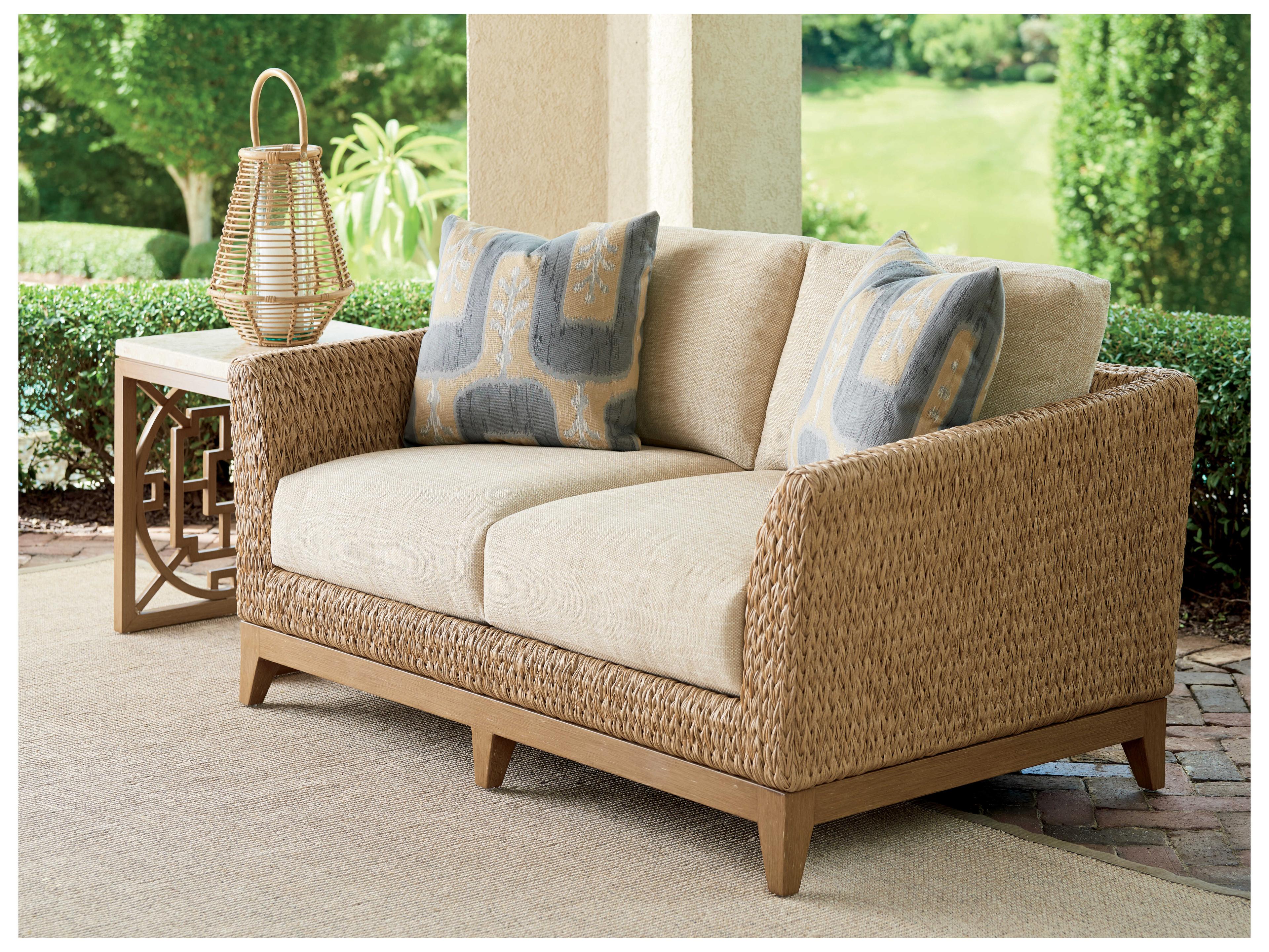 Tommy Bahama Outdoor Los Altos Valley View Wicker Loveseat