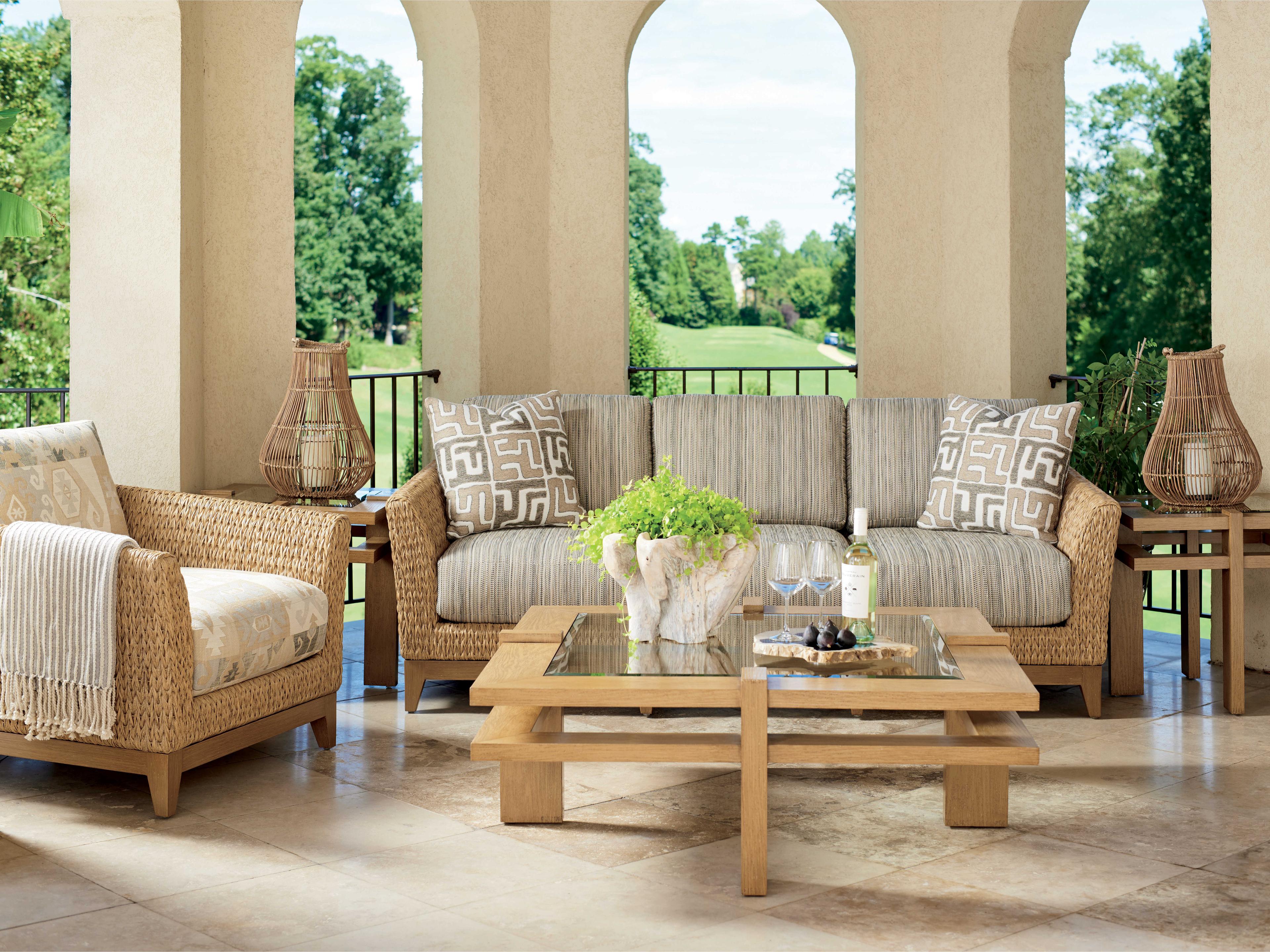 Tommy Bahama Outdoor Los Altos Valley View Wicker Sofa