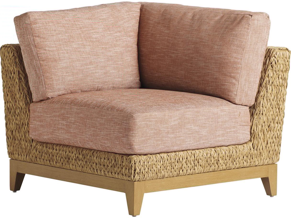 Tommy Bahama Outdoor Los Altos Valley View Wicker Corner Lounge Chair