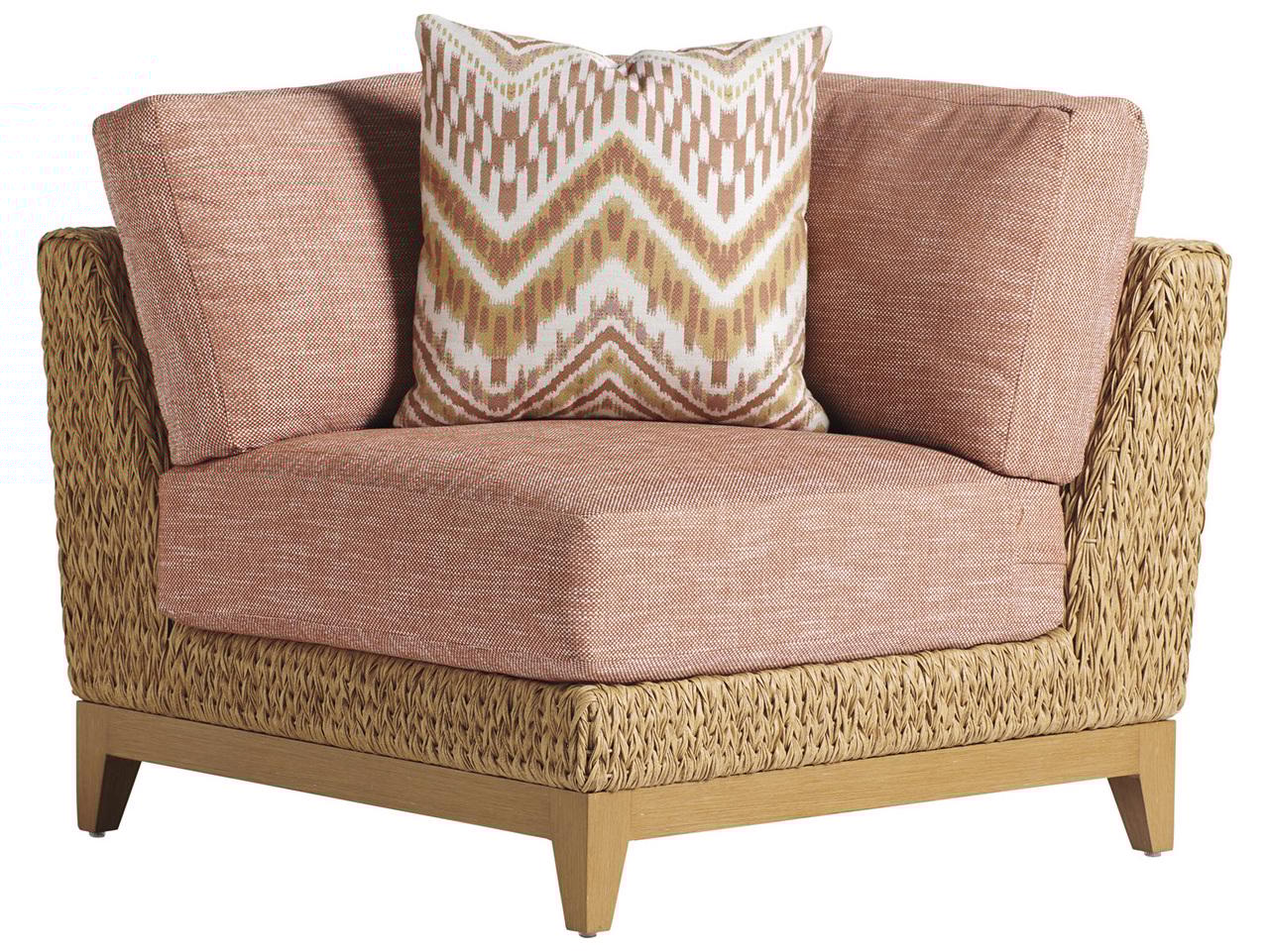 Tommy Bahama Outdoor Los Altos Valley View Wicker Corner Lounge Chair