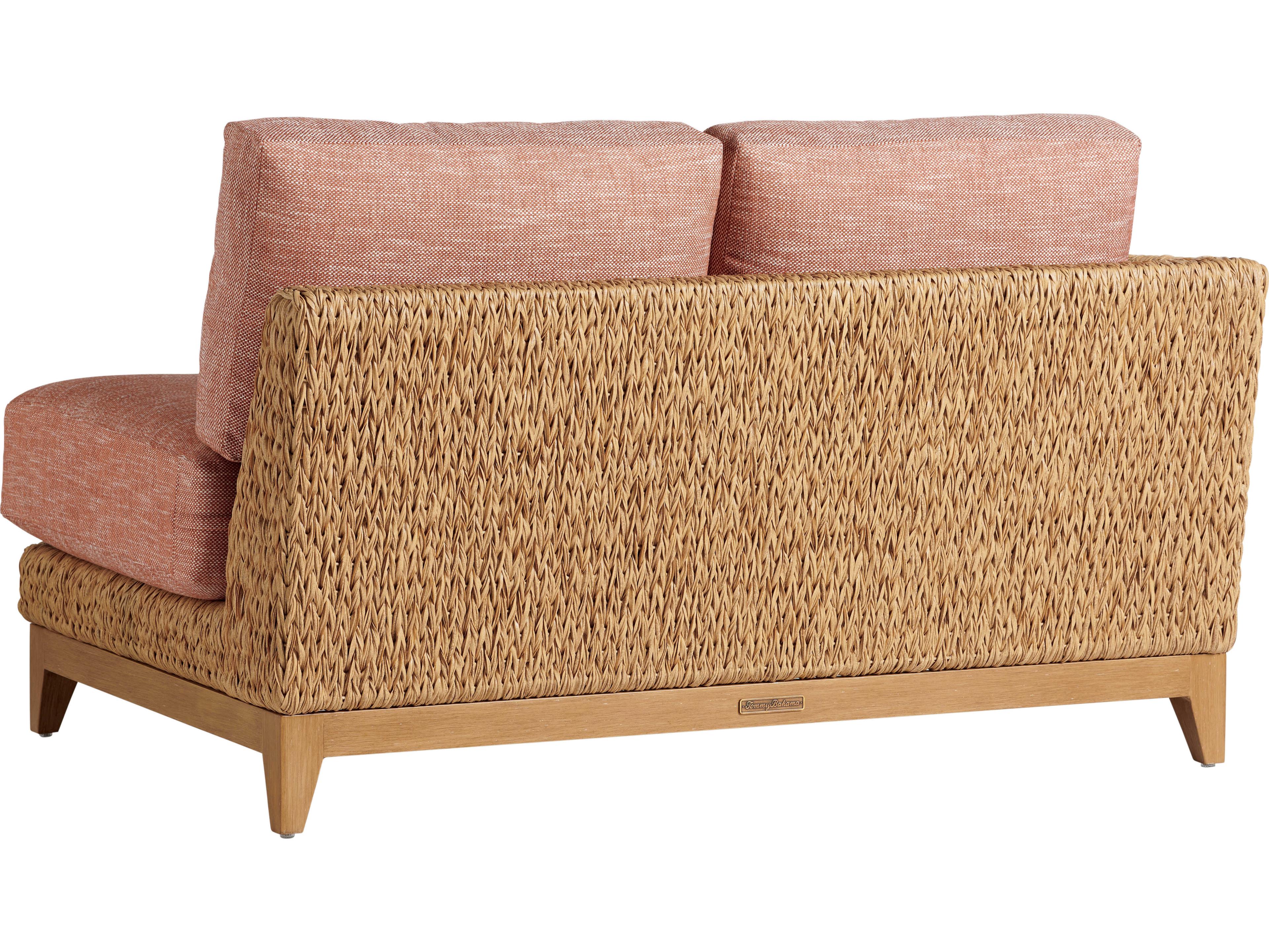 Tommy Bahama Outdoor Los Altos Valley View Wicker Left Arm Loveseat